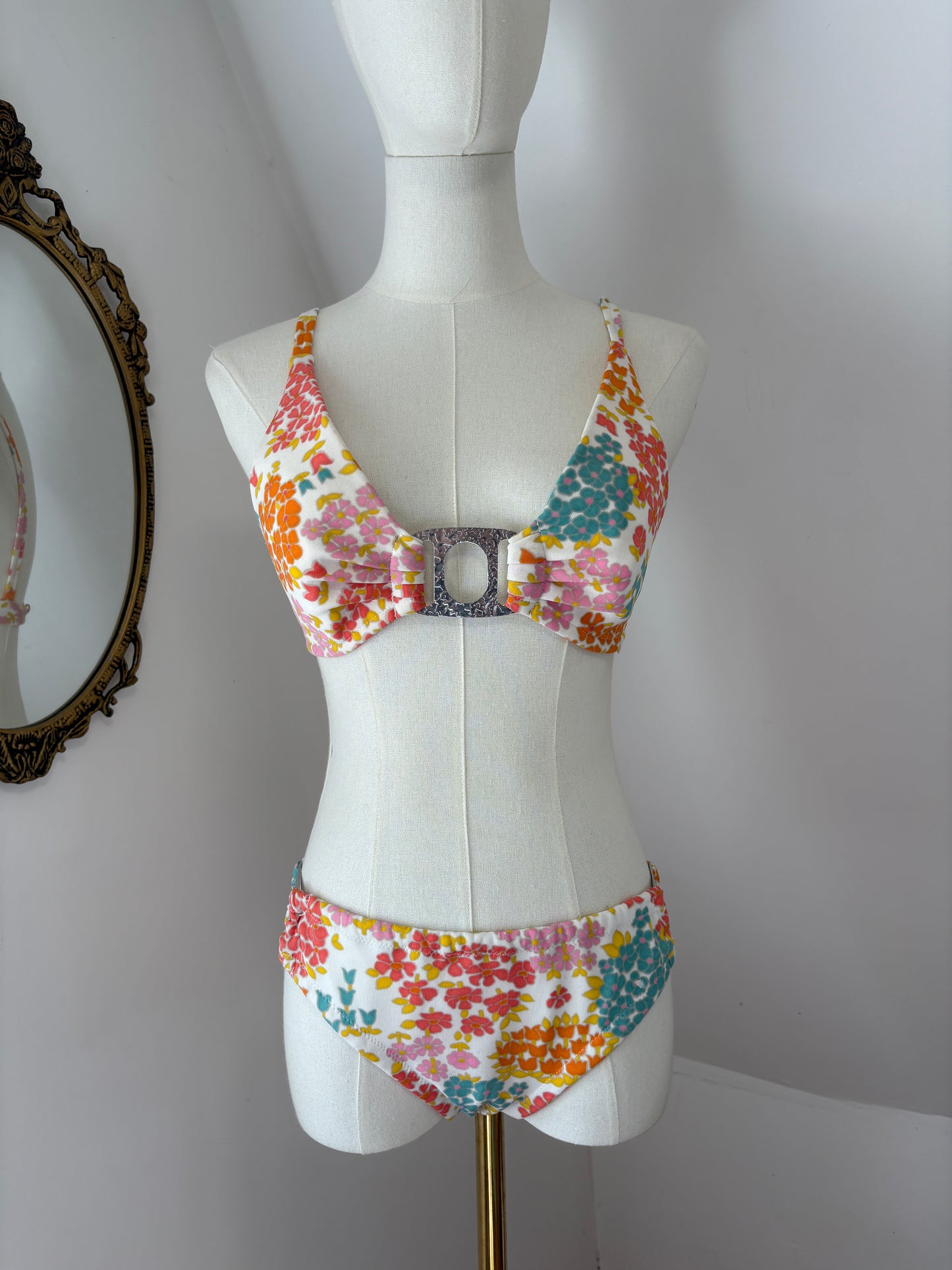 1960s Rare Floral Bikini