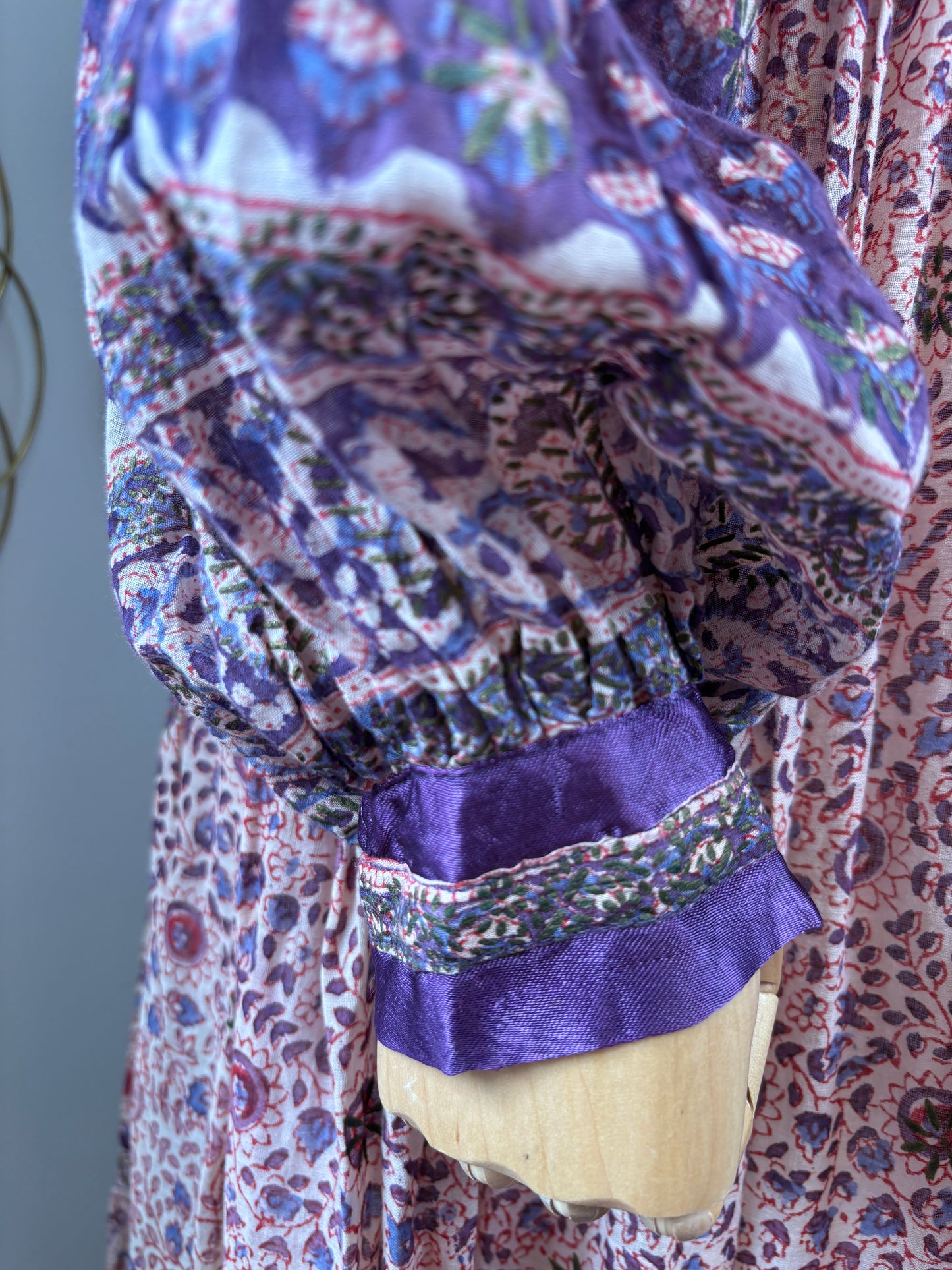1970s ‘Kay London’ Indian Blockprint Dress