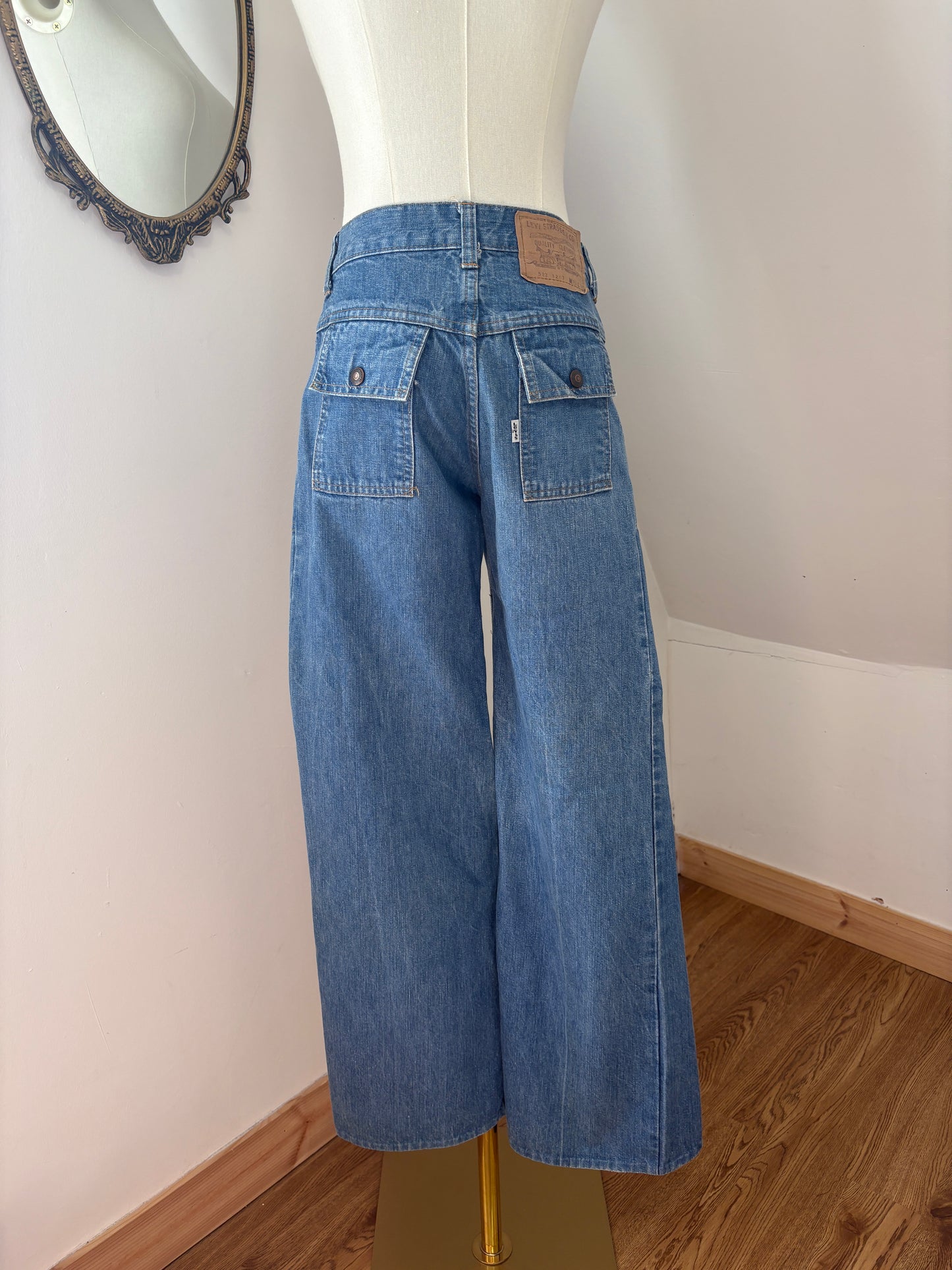1960s White Tab Wide Leg Levi’s
