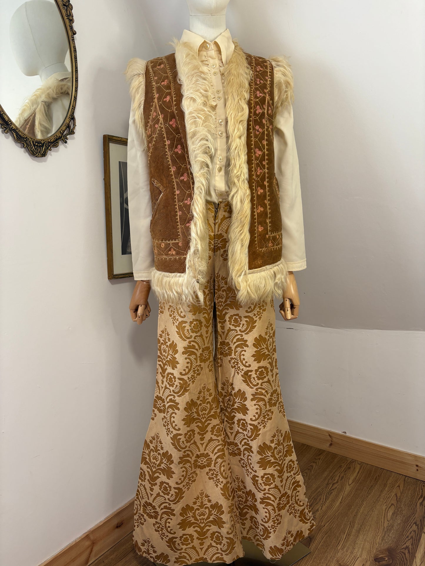 1960s Brocade Flares
