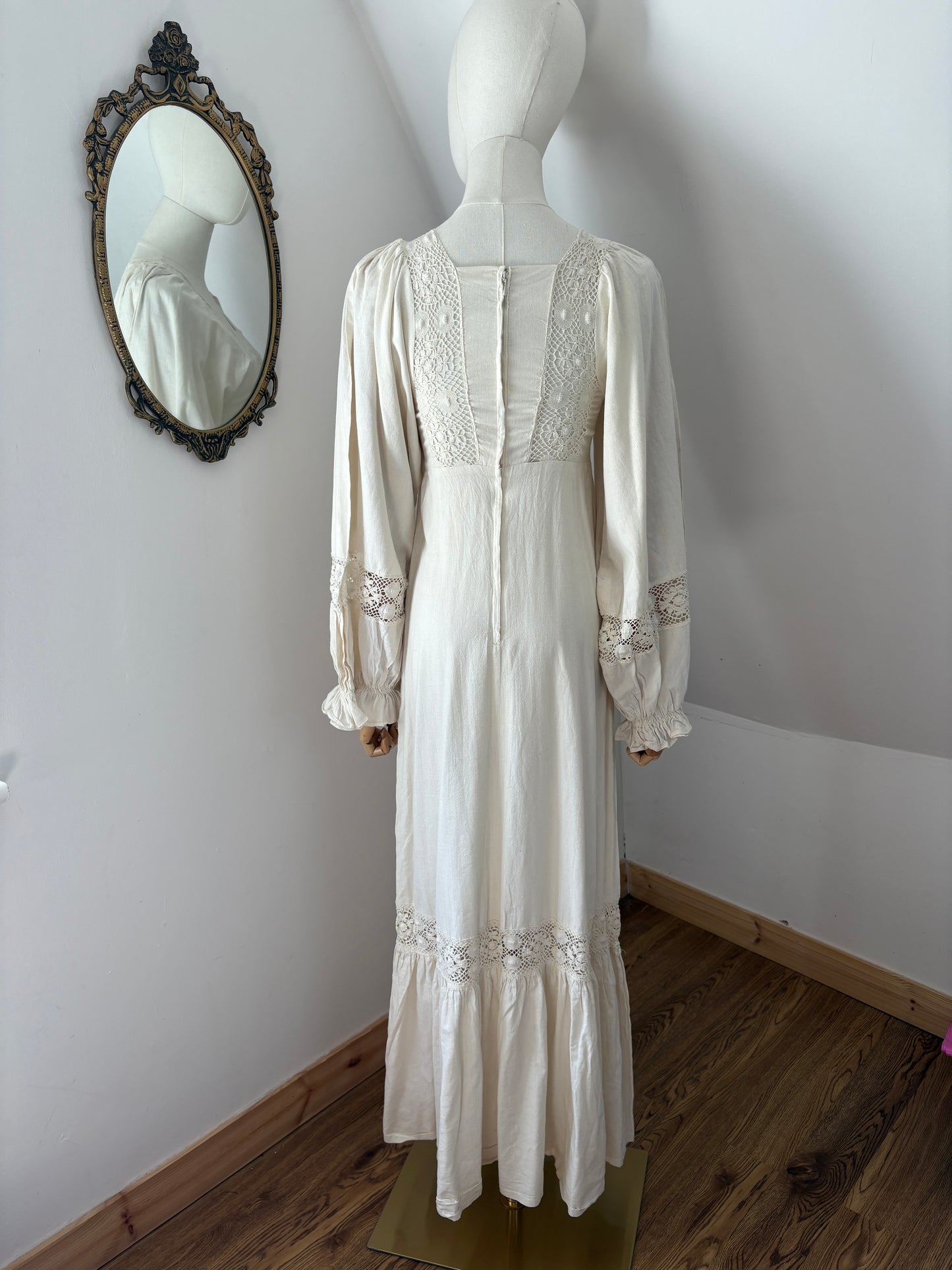 1960s Cotton Hippie Dress