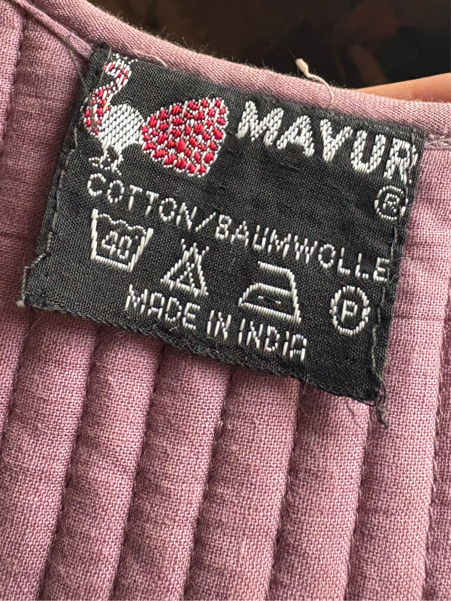 1970s Mayur Pinafore Dress