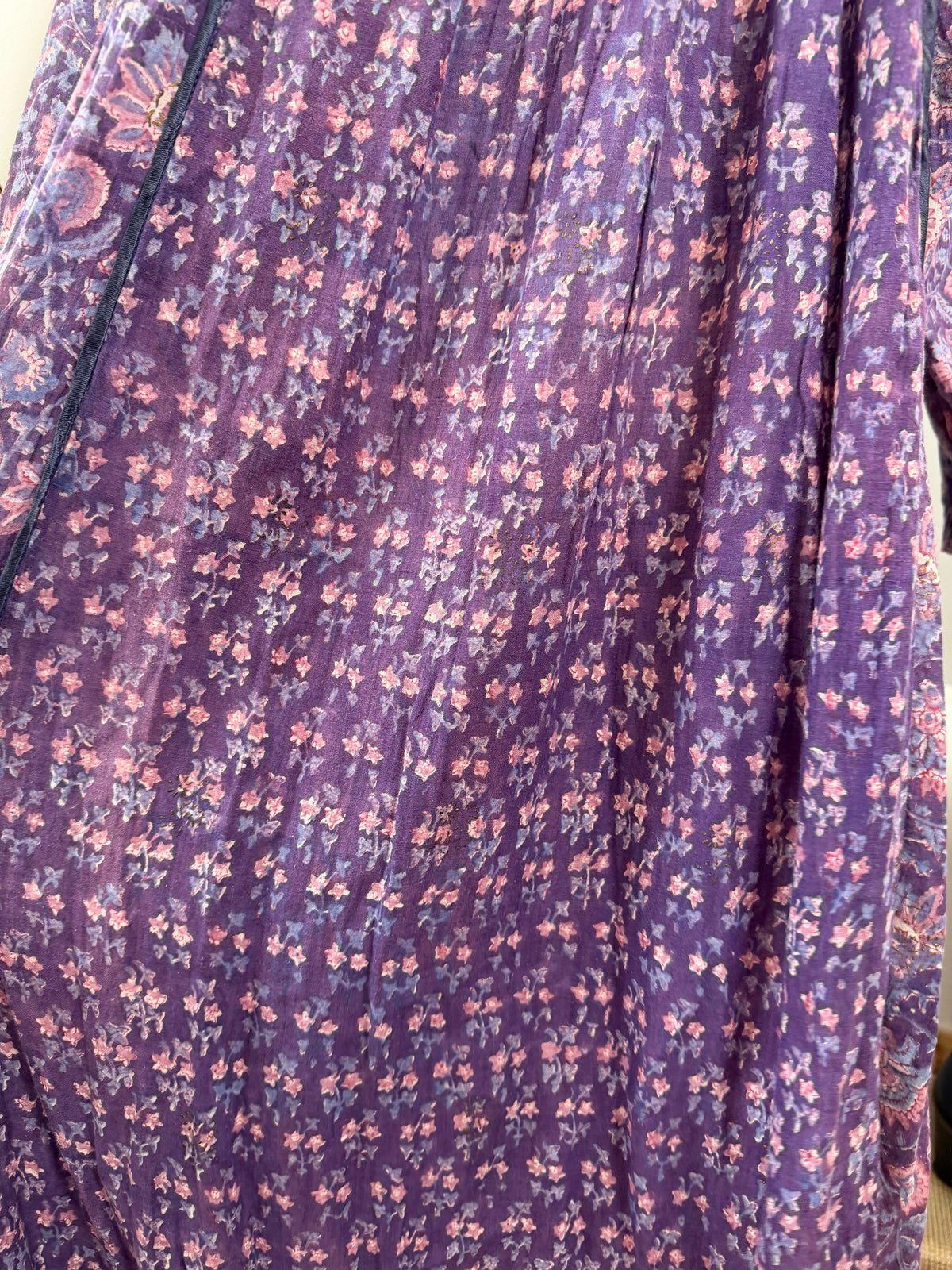 1970s ‘Phool’ Indian Blockprint Dress