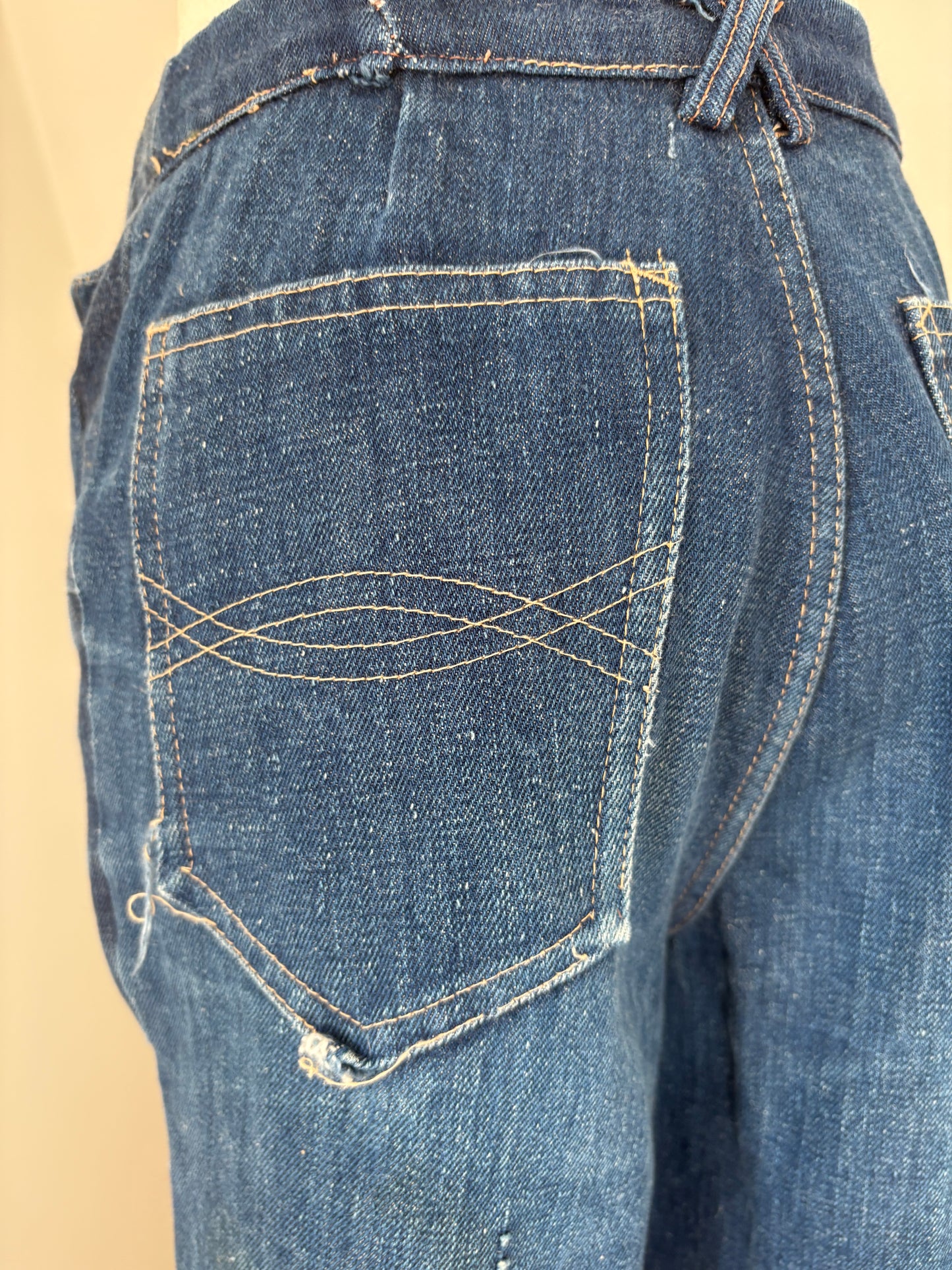 1970’s Dark Wash Flares