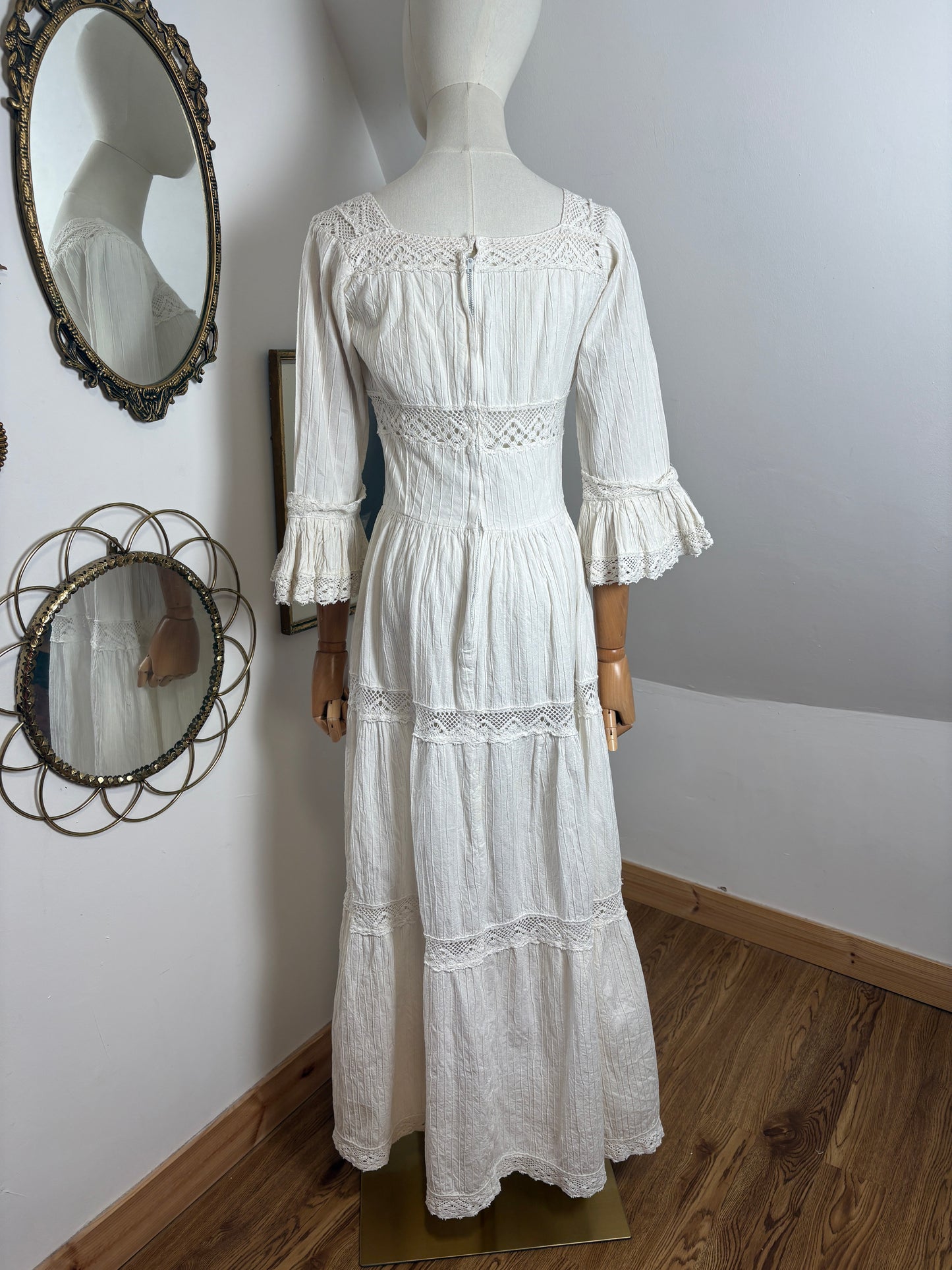 1970s Mexican Cotton Dress