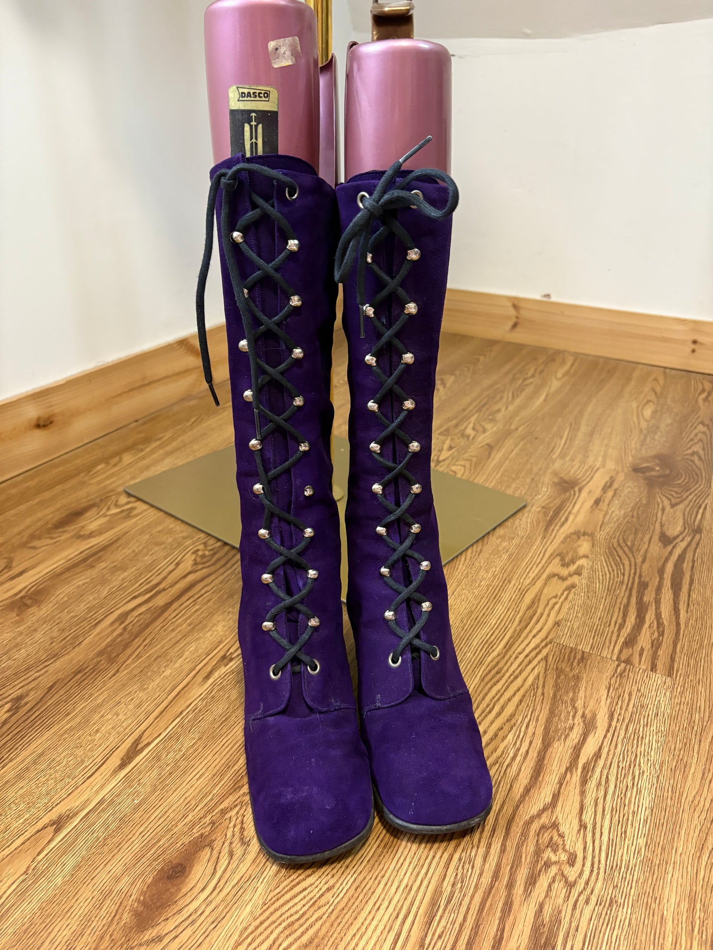 1970’s Purple Granny Boots