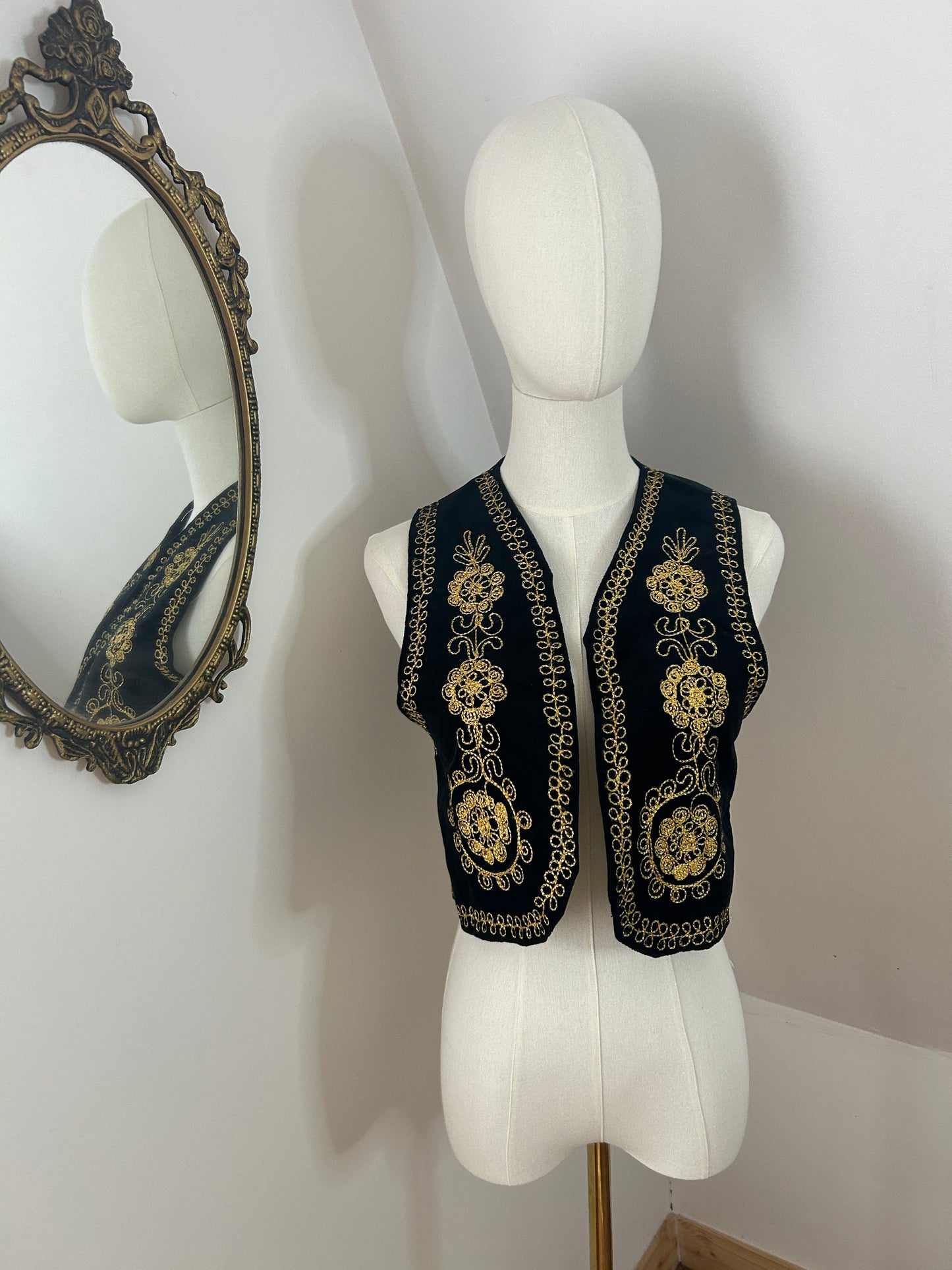 1960s Velvet Ottoman Waistcoat
