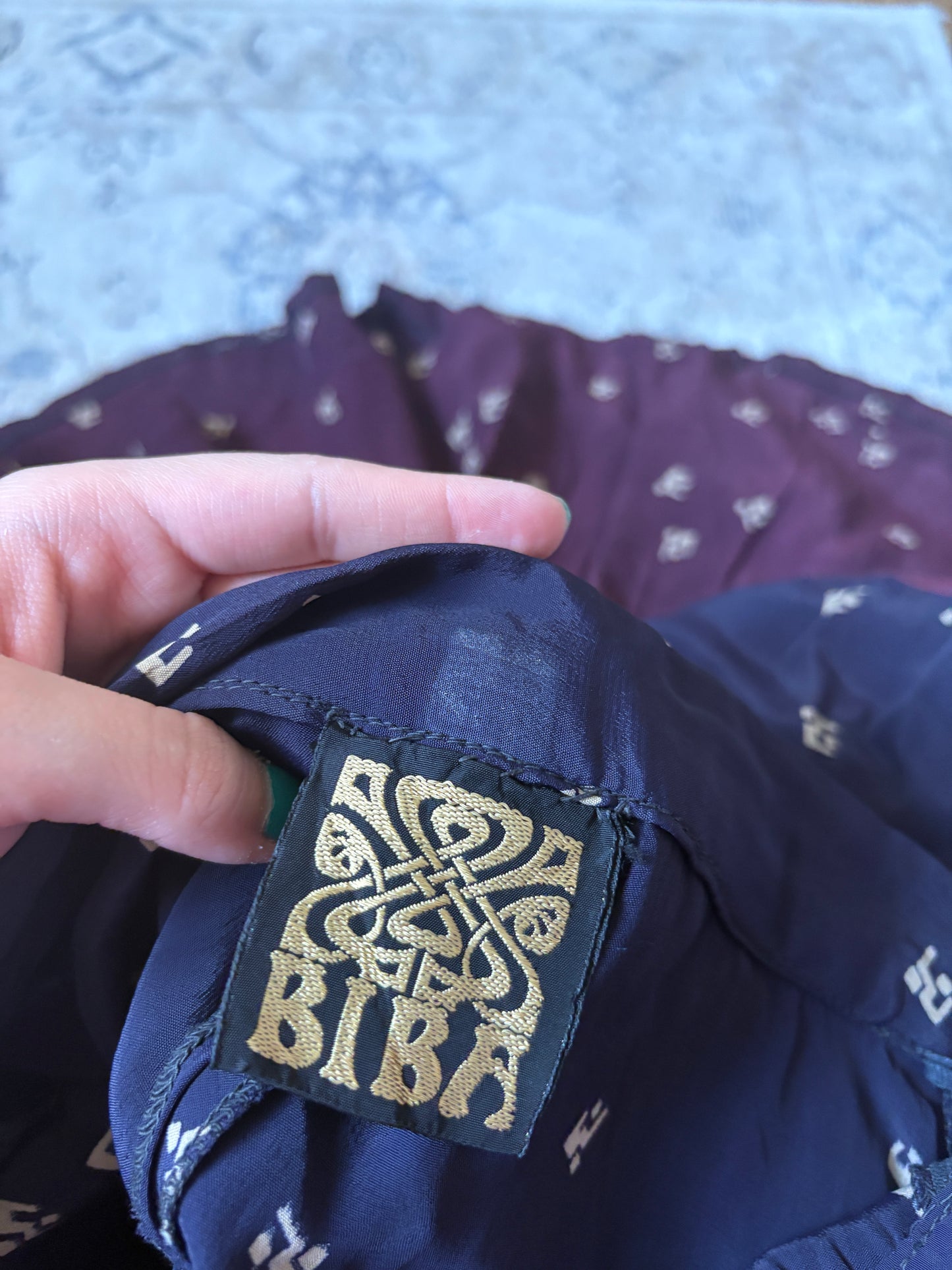 1970s Biba Art Deco Skirt