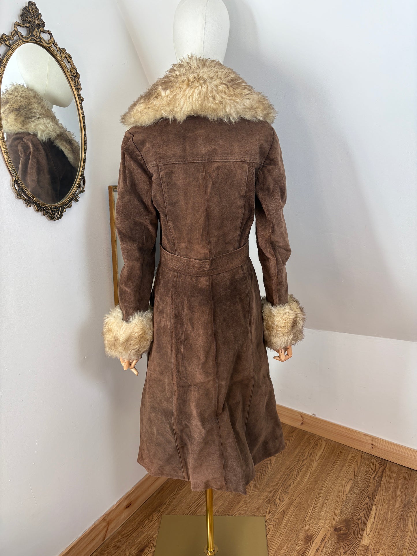 1970’s Chocolate Suede Penny Lane Coat