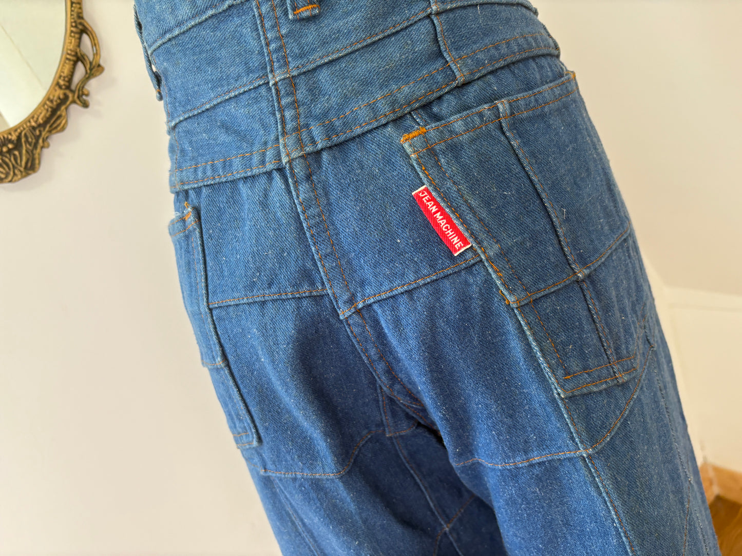 1970’s Windowpane Flared Jeans