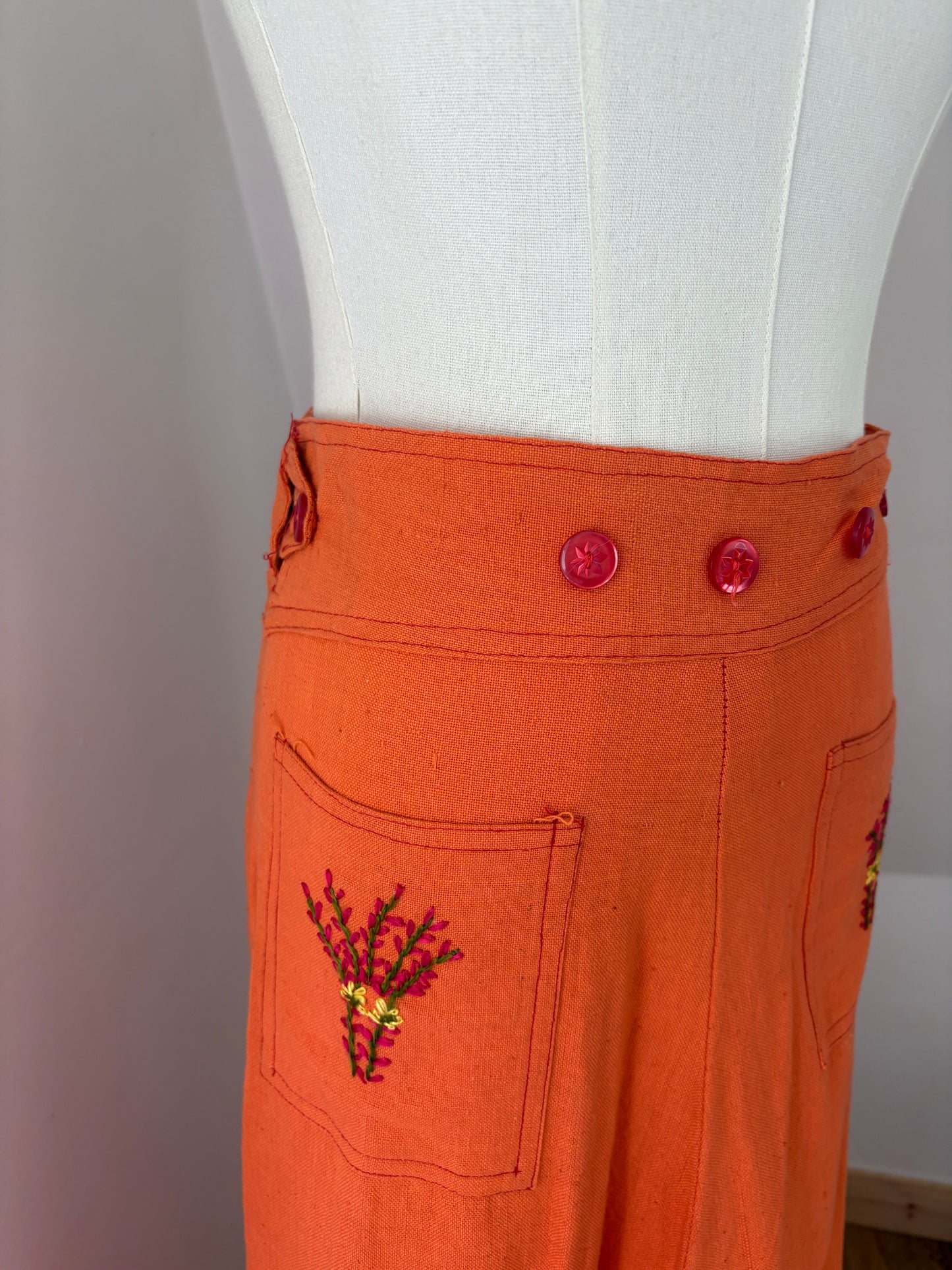 1970s ‘Chelsea Girl’ Indian Cotton Skirt