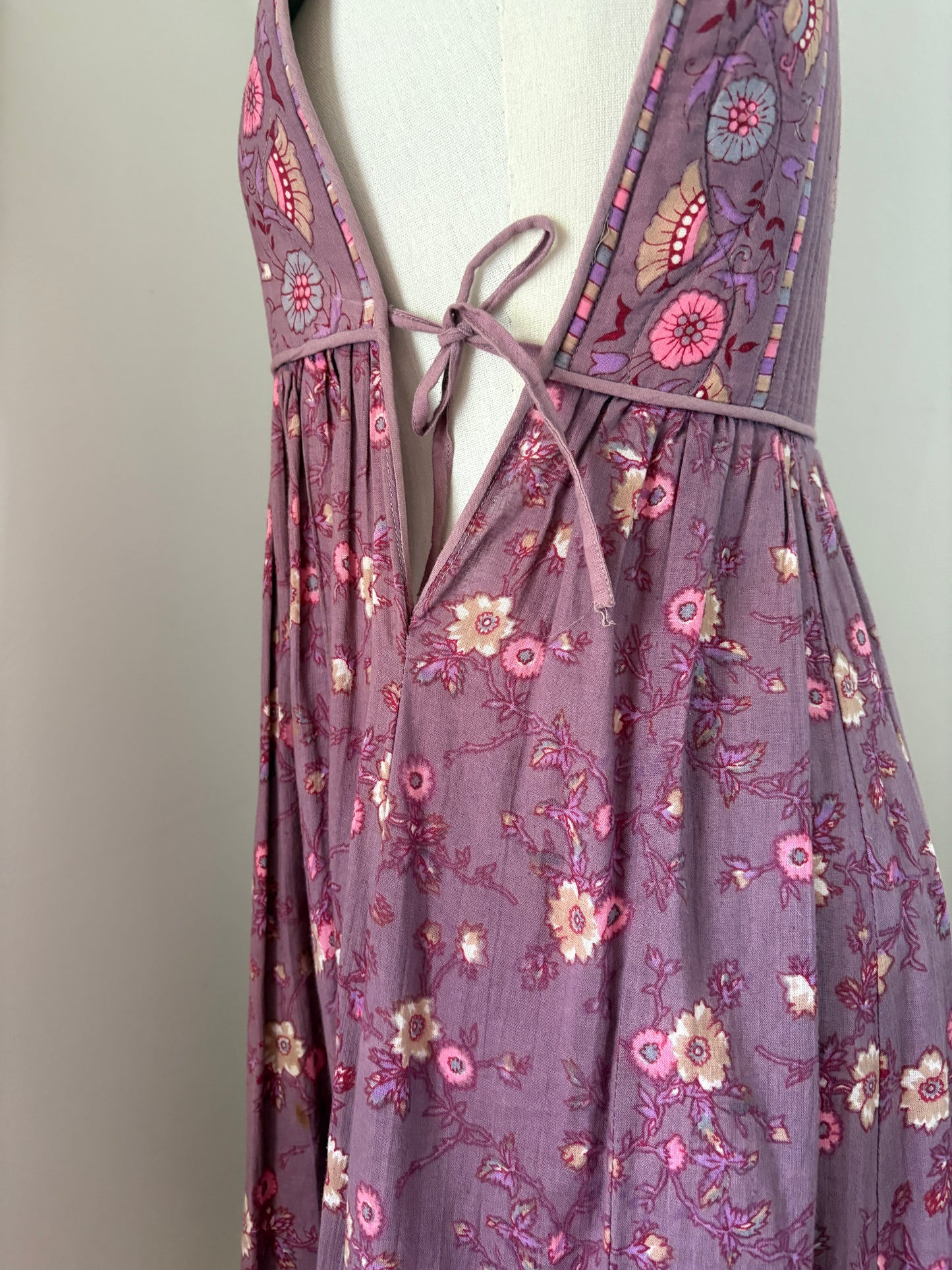 1970s Mayur Pinafore Dress