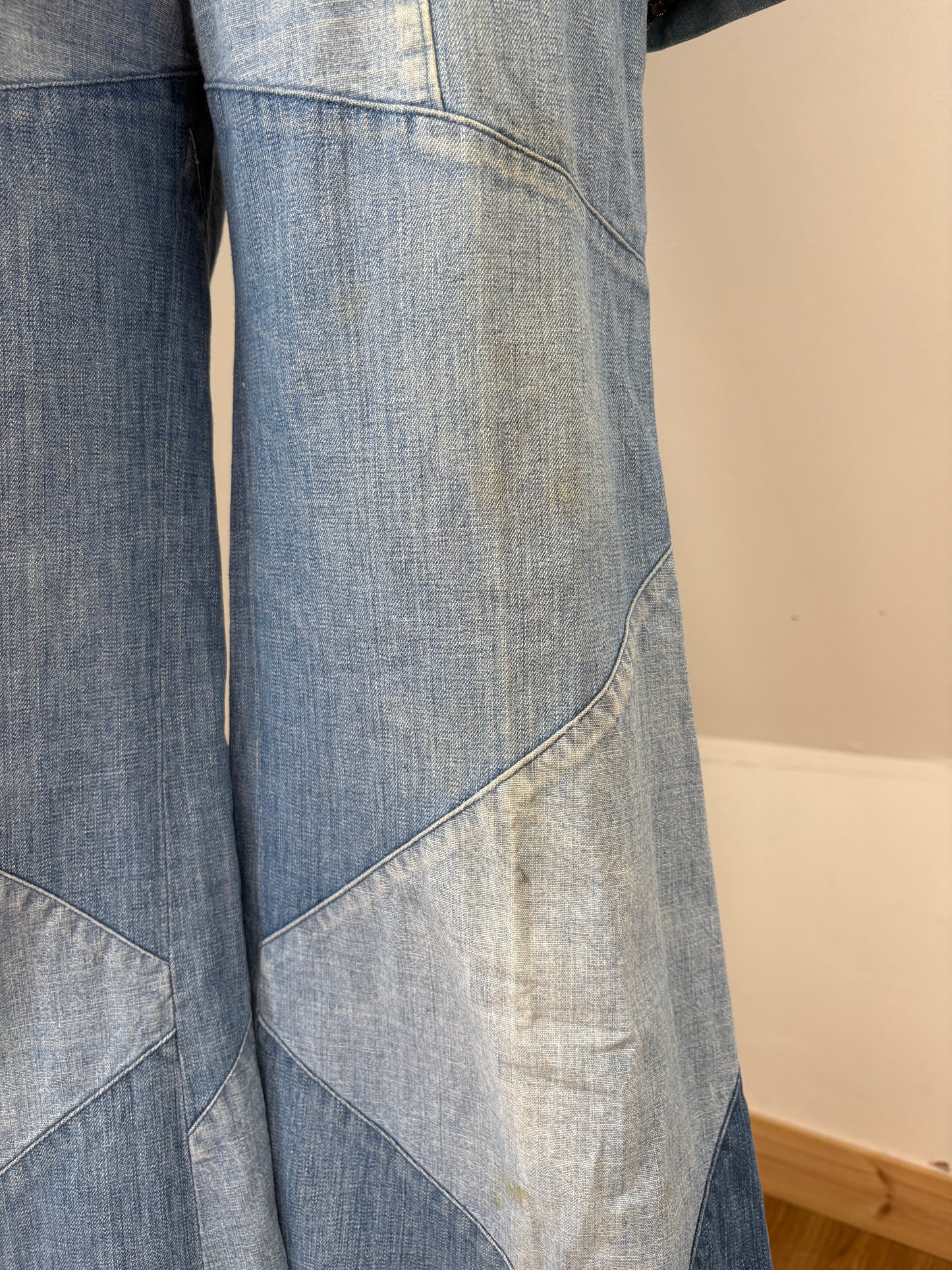 1960s Patchwork Jeans