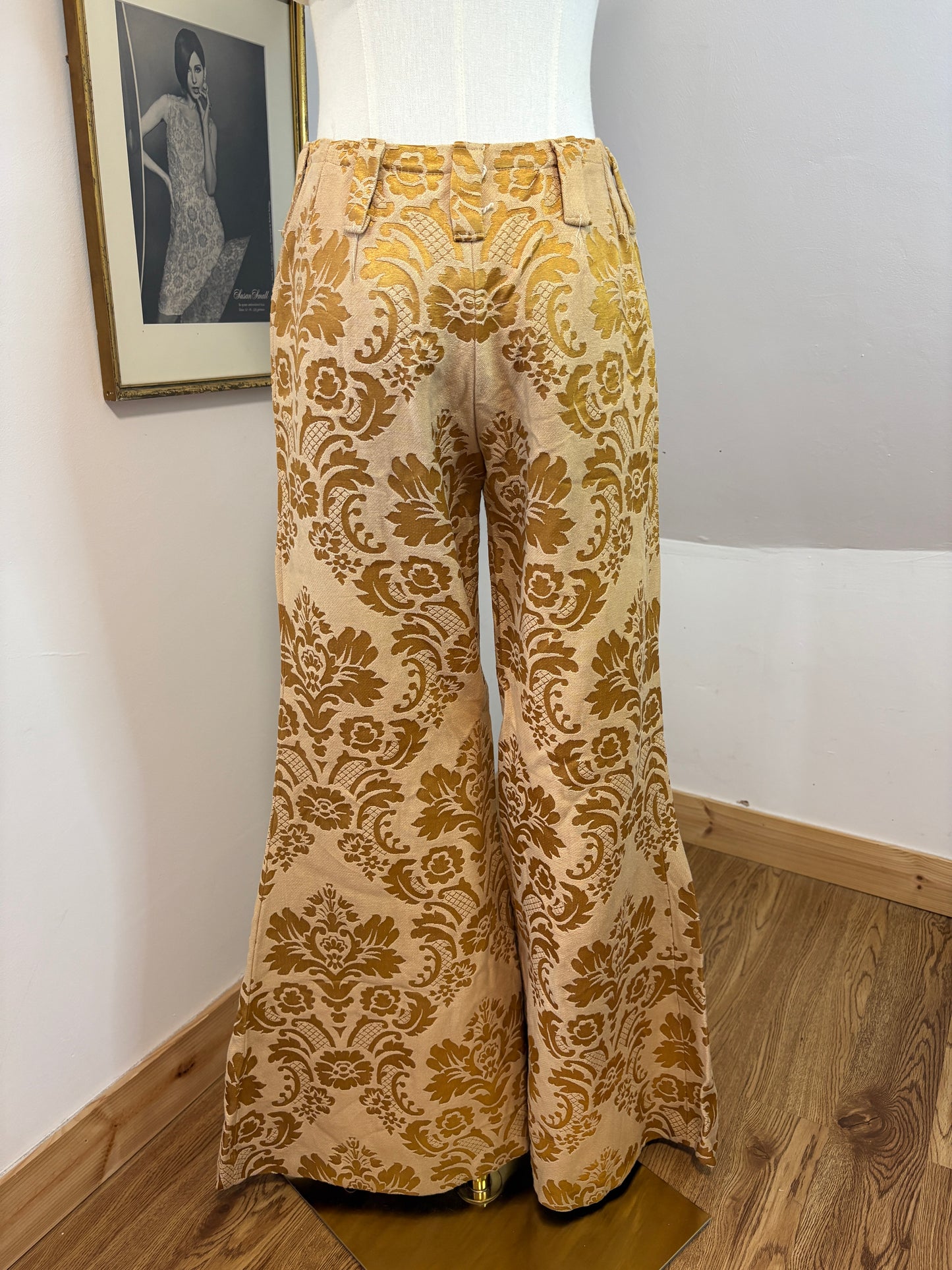 1960s Brocade Flares