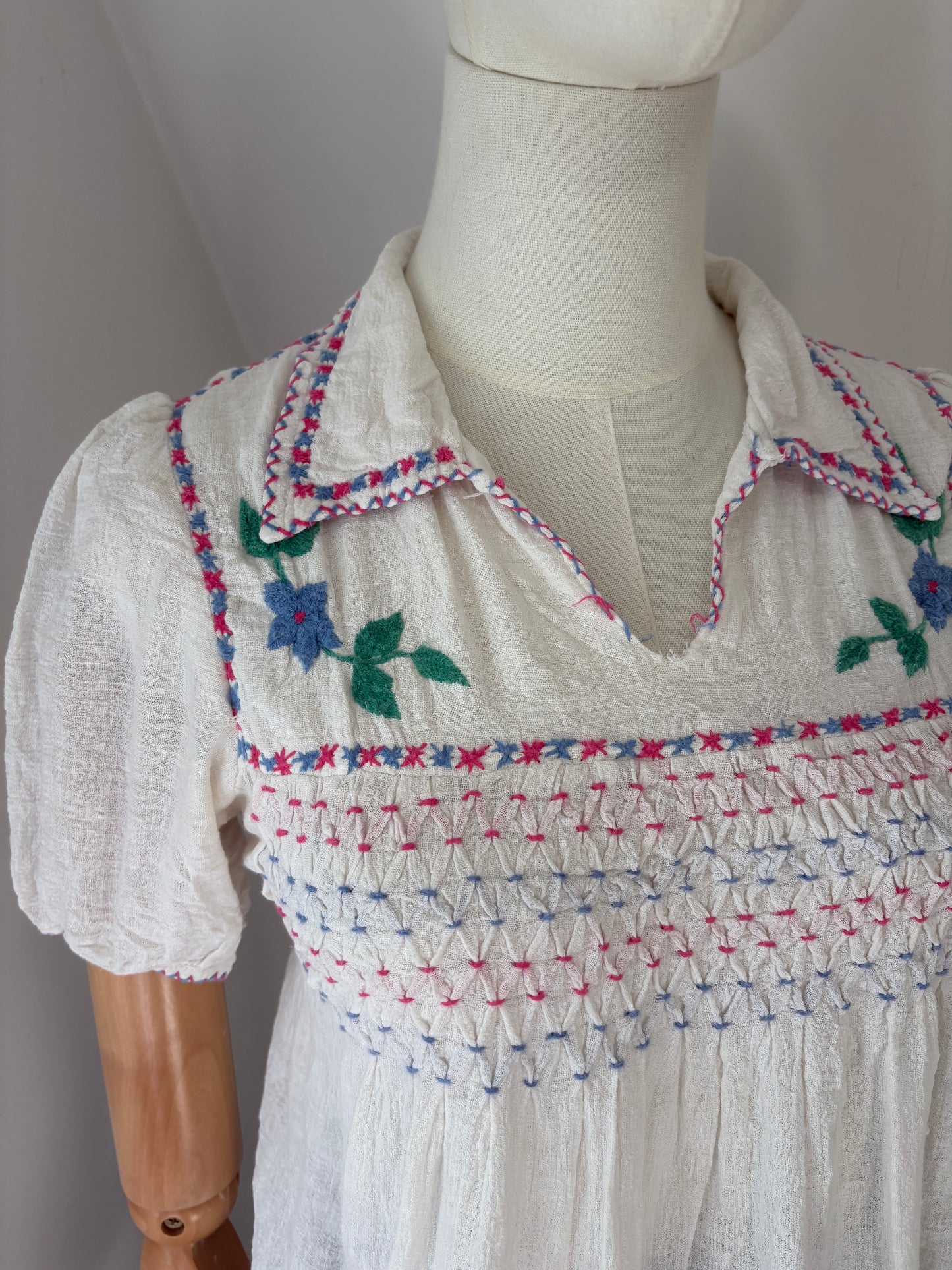 1970’s Embroidered Cheesecloth Shirt