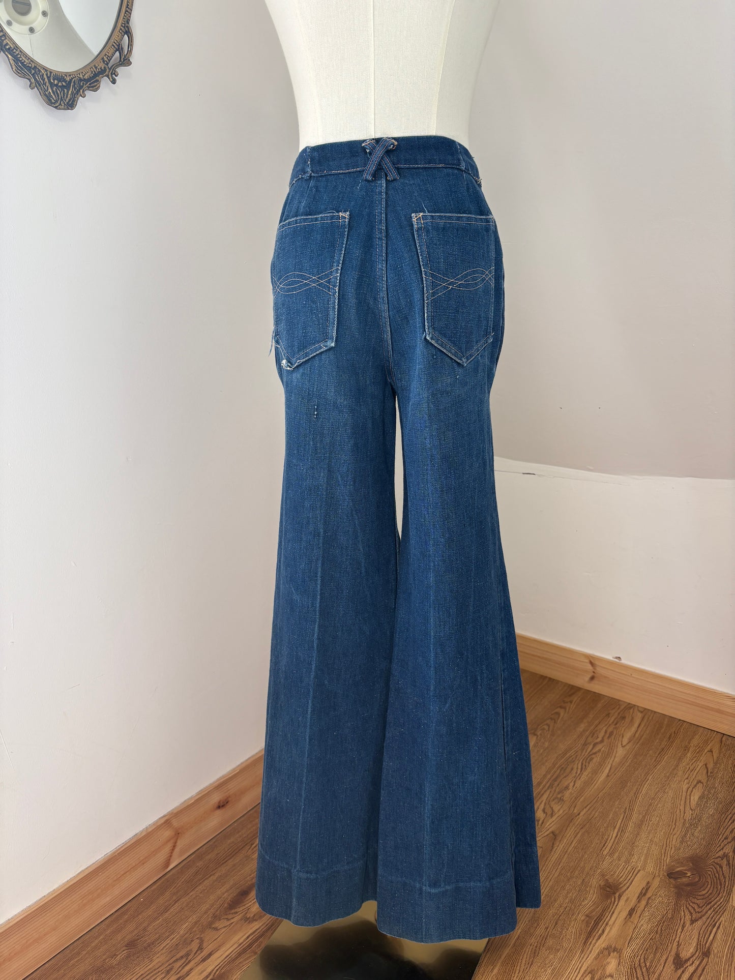 1970’s Dark Wash Flares