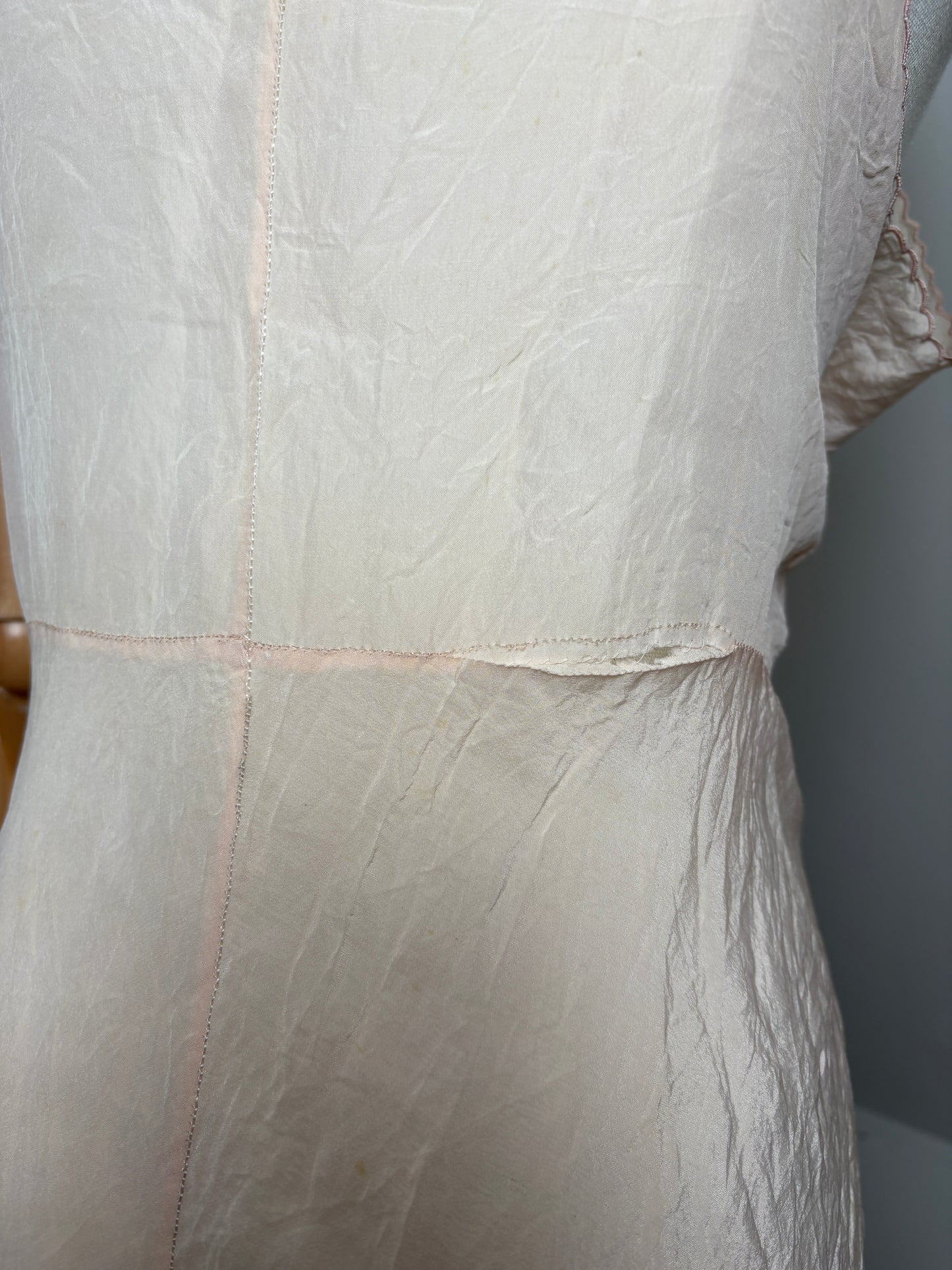 1930s / 40s Silk Crepe Teddy