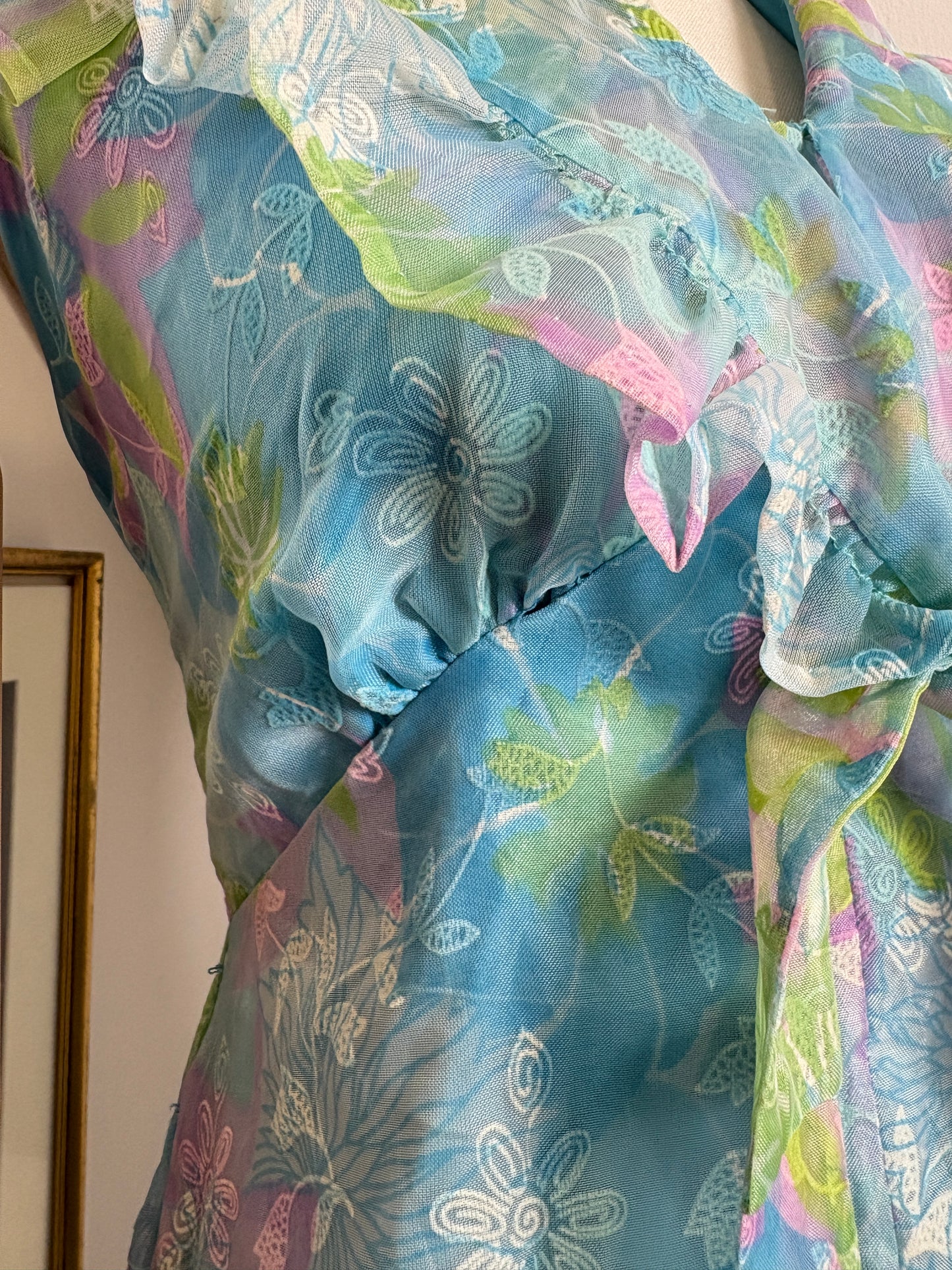 1970’s Handmade Floral Dress