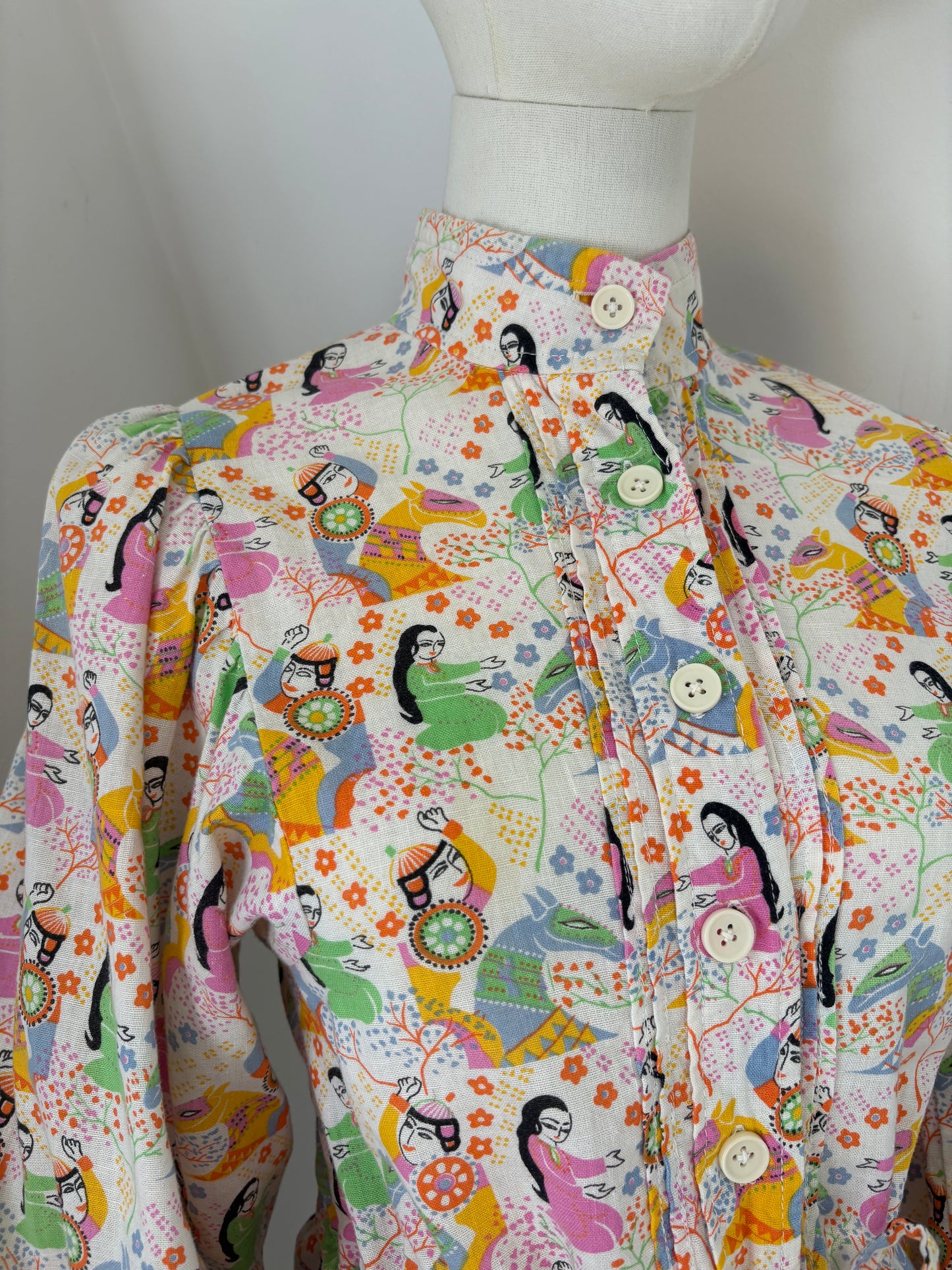 1970’s Novelty Print Oriental Shirt