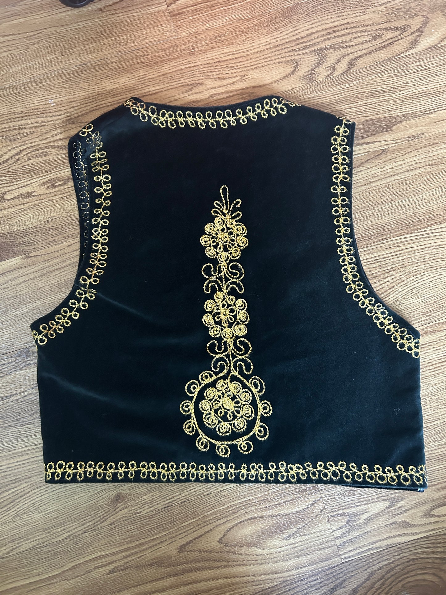 1960s Velvet Ottoman Waistcoat