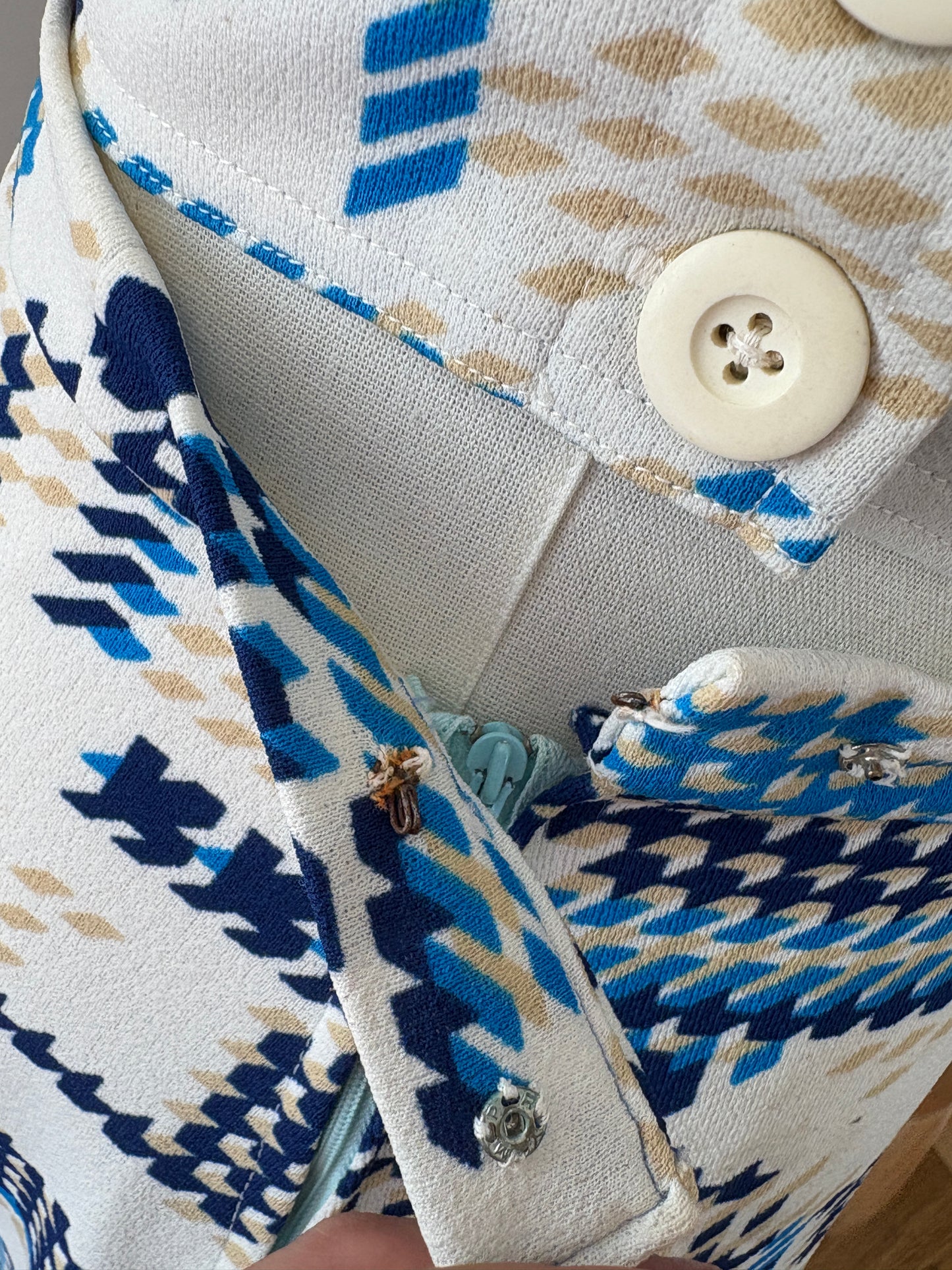 1970s Geometric Two-Piece