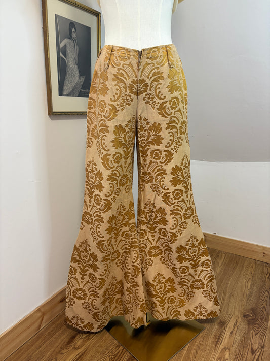1960s Brocade Flares