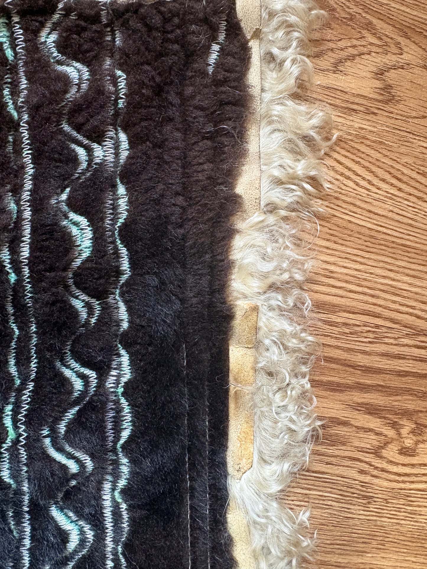 1960s Afghan Vest With Mongolian Trim