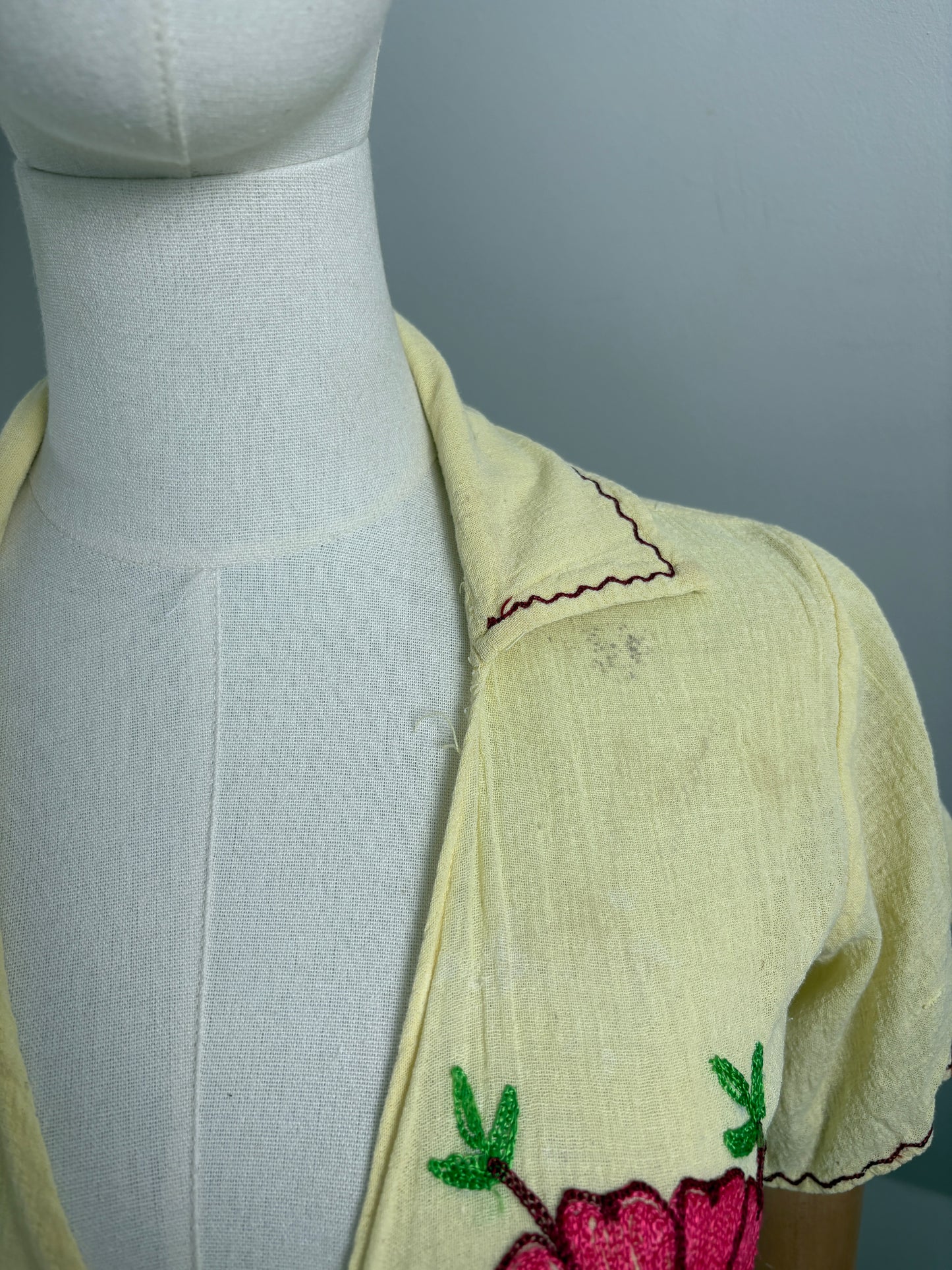 1970’s Embroidered Cheesecloth Shirt
