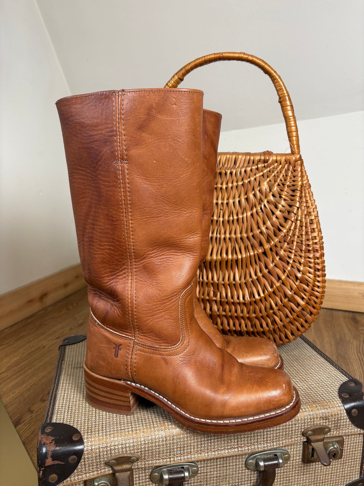 Vintage Frye Campus Boots