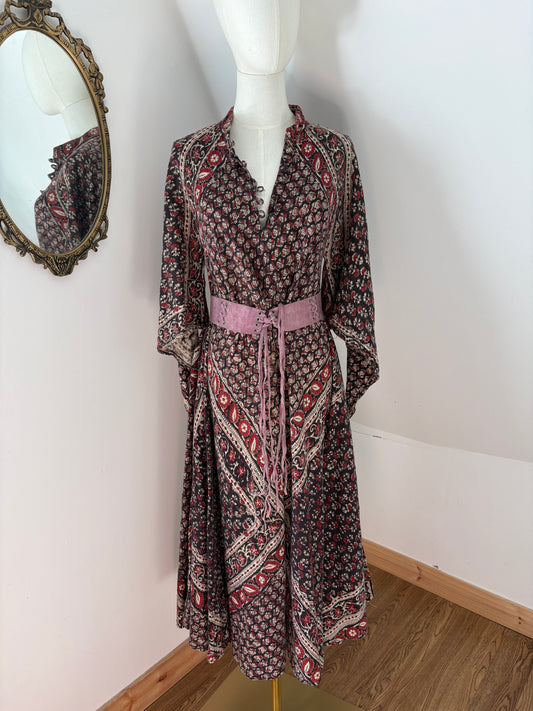 1970s ‘Interlinks’ Indian Blockprint Dress