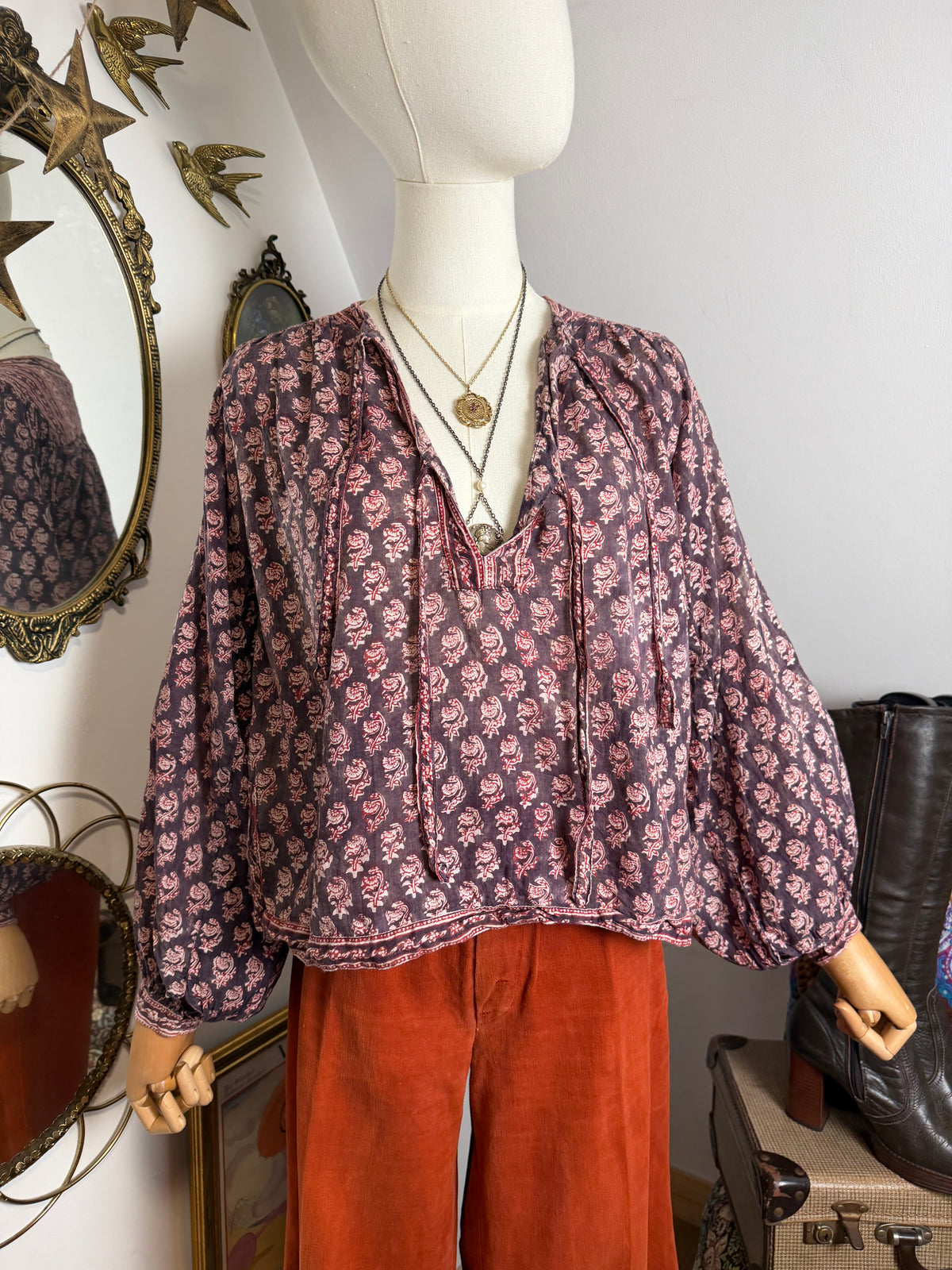1970s ‘Anokhi’ Indian Cotton Shirt