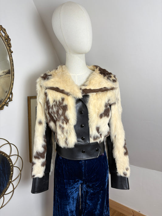 1970s Rabbit Crop Jacket