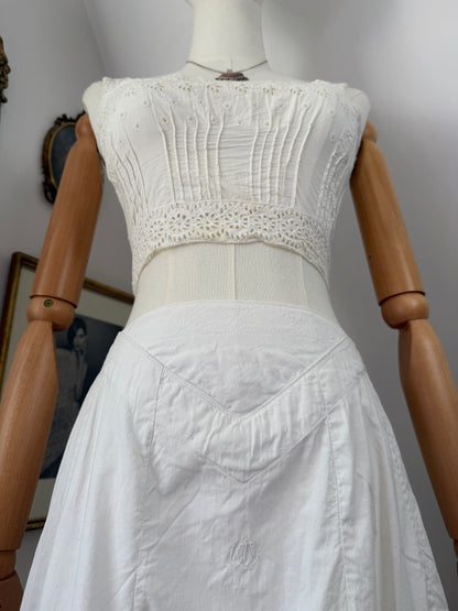 Edwardian Cotton Undergarment Set