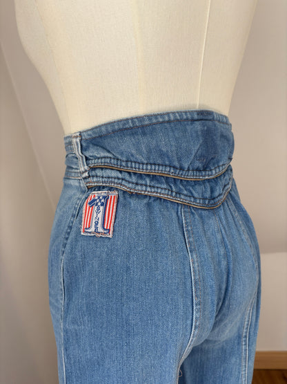 1970’s Light Wash Flares Jeans
