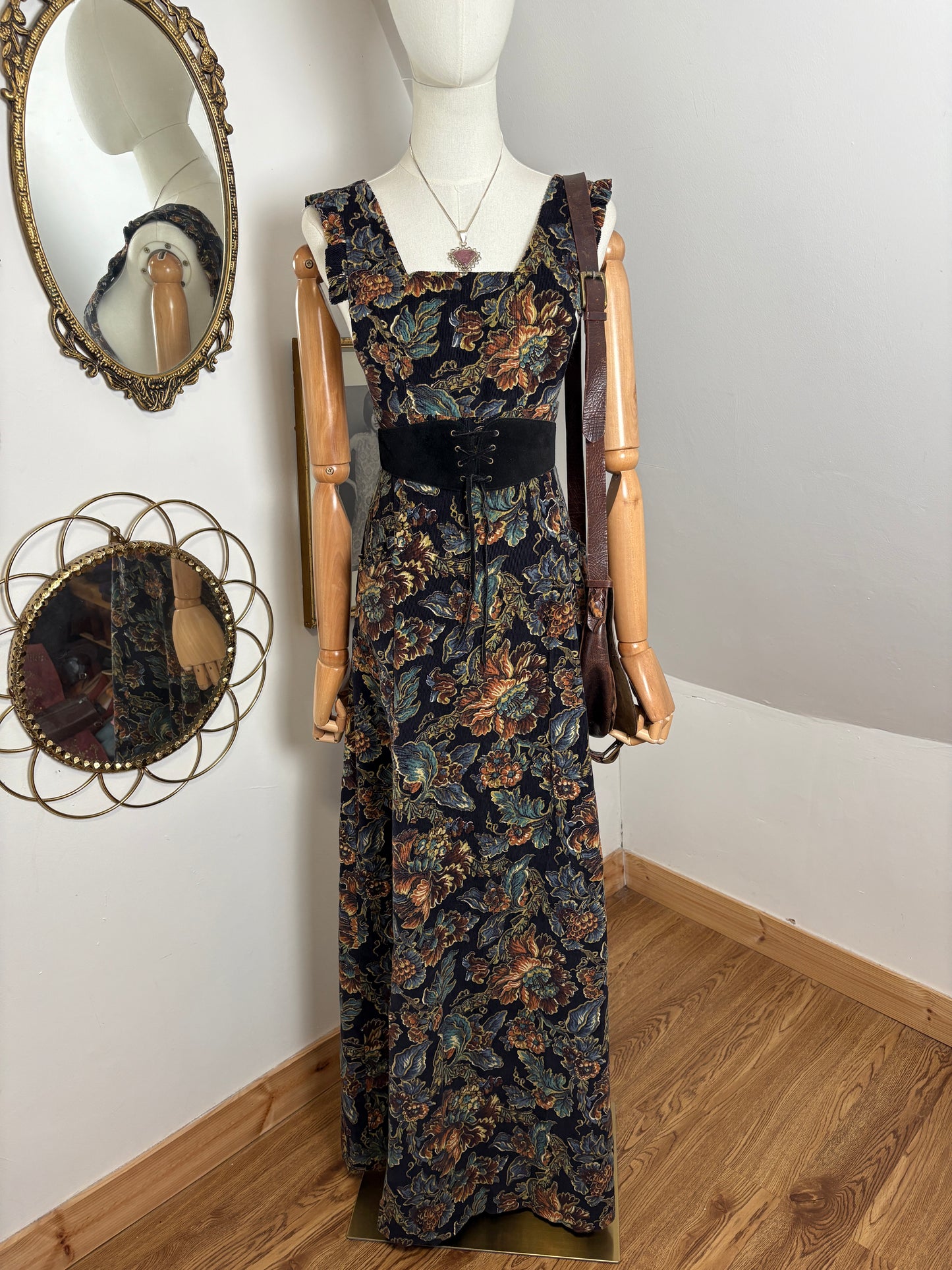 1970s ‘Richard Shops’ Corduroy Pinafore