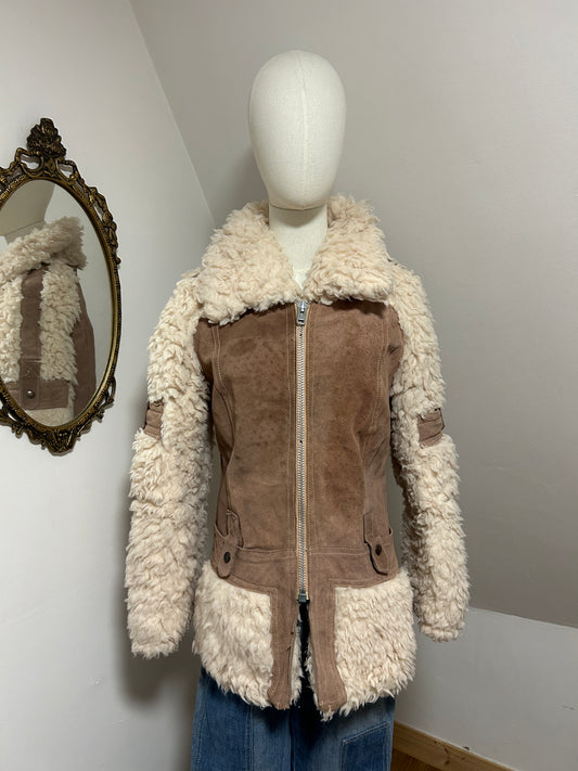 1960s ‘Miss Selfridge’ Suede Sheepskin Jacket