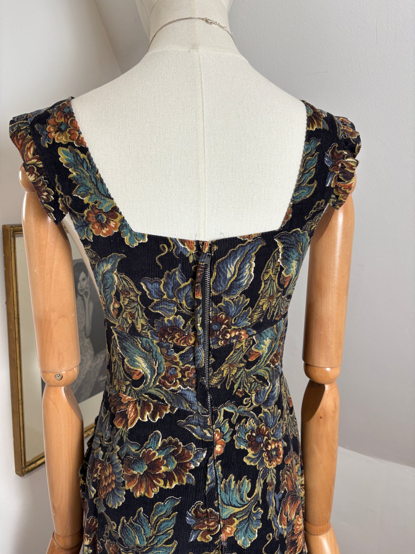 1970s ‘Richard Shops’ Corduroy Pinafore