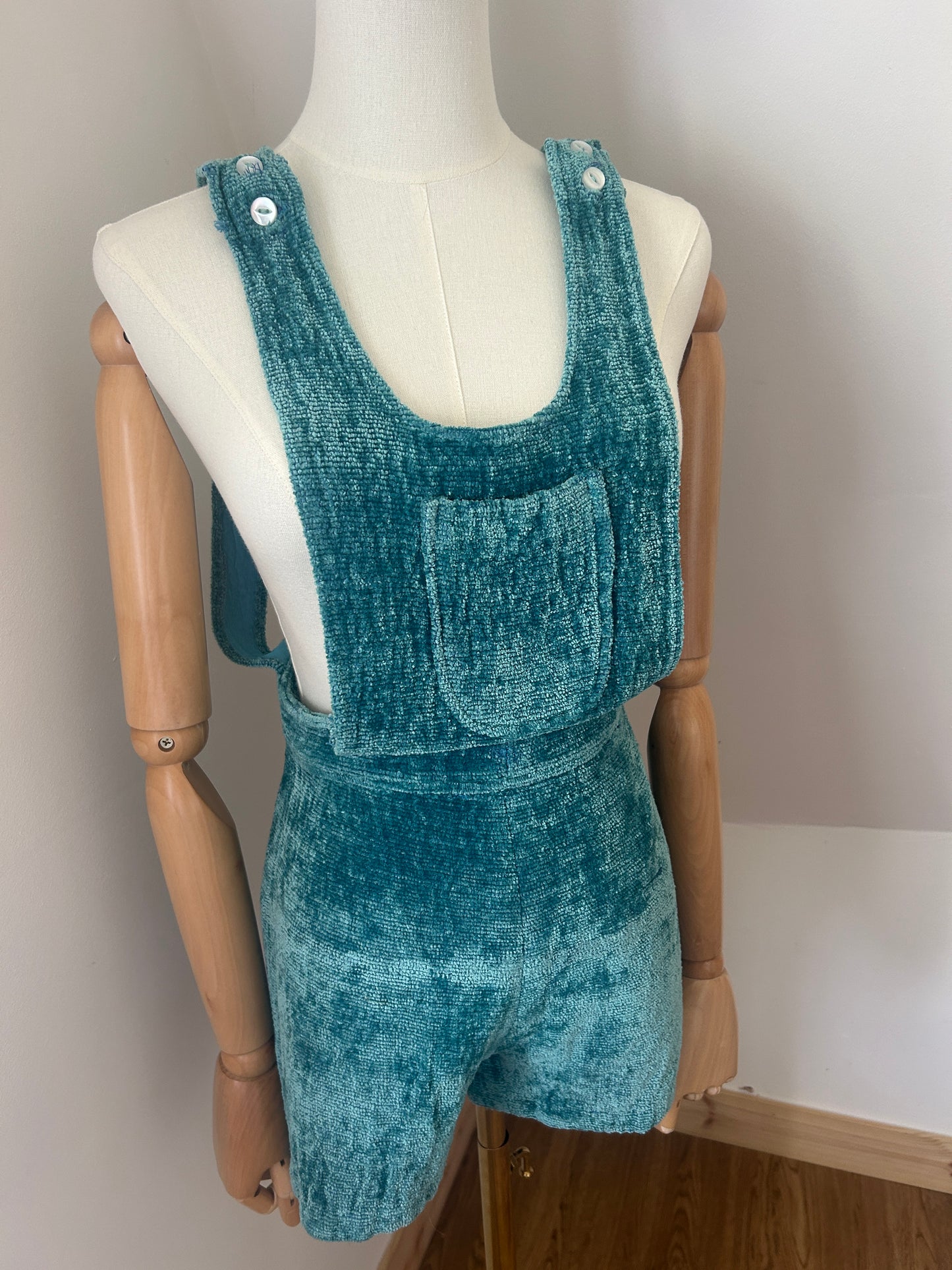 1970s Towelling Bib Overalls