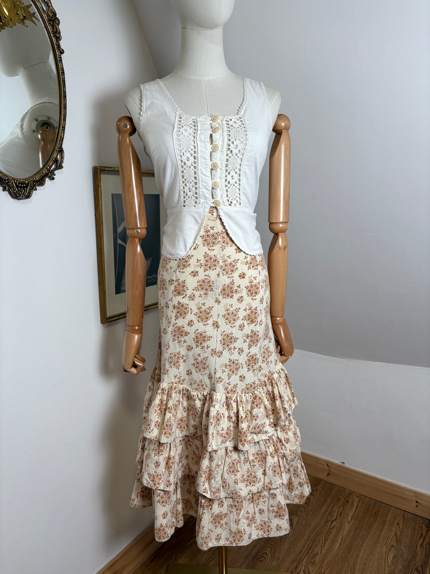 1970s Laura Ashley Skirt