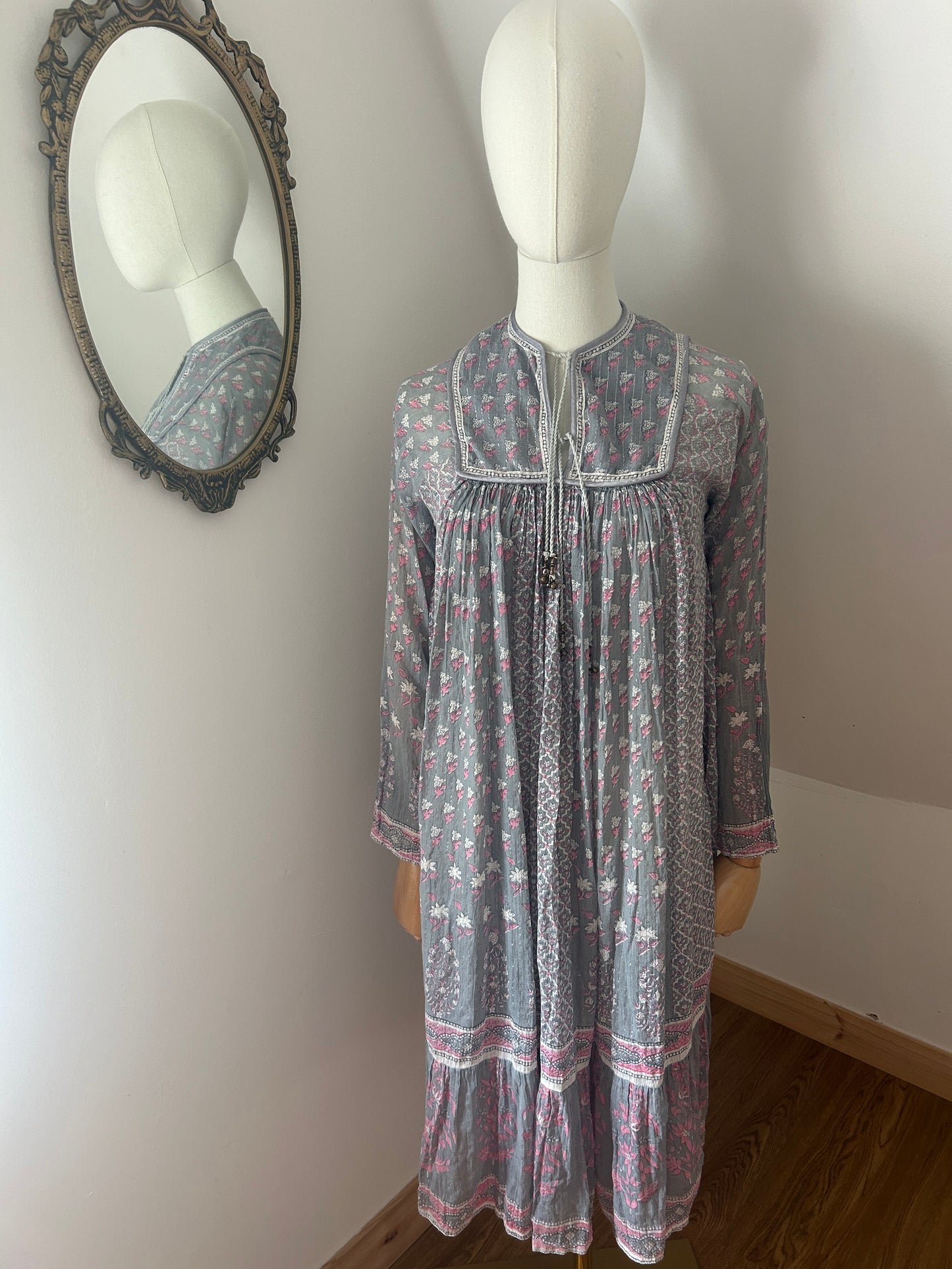 John Craig 70s Indian Gauze Dress