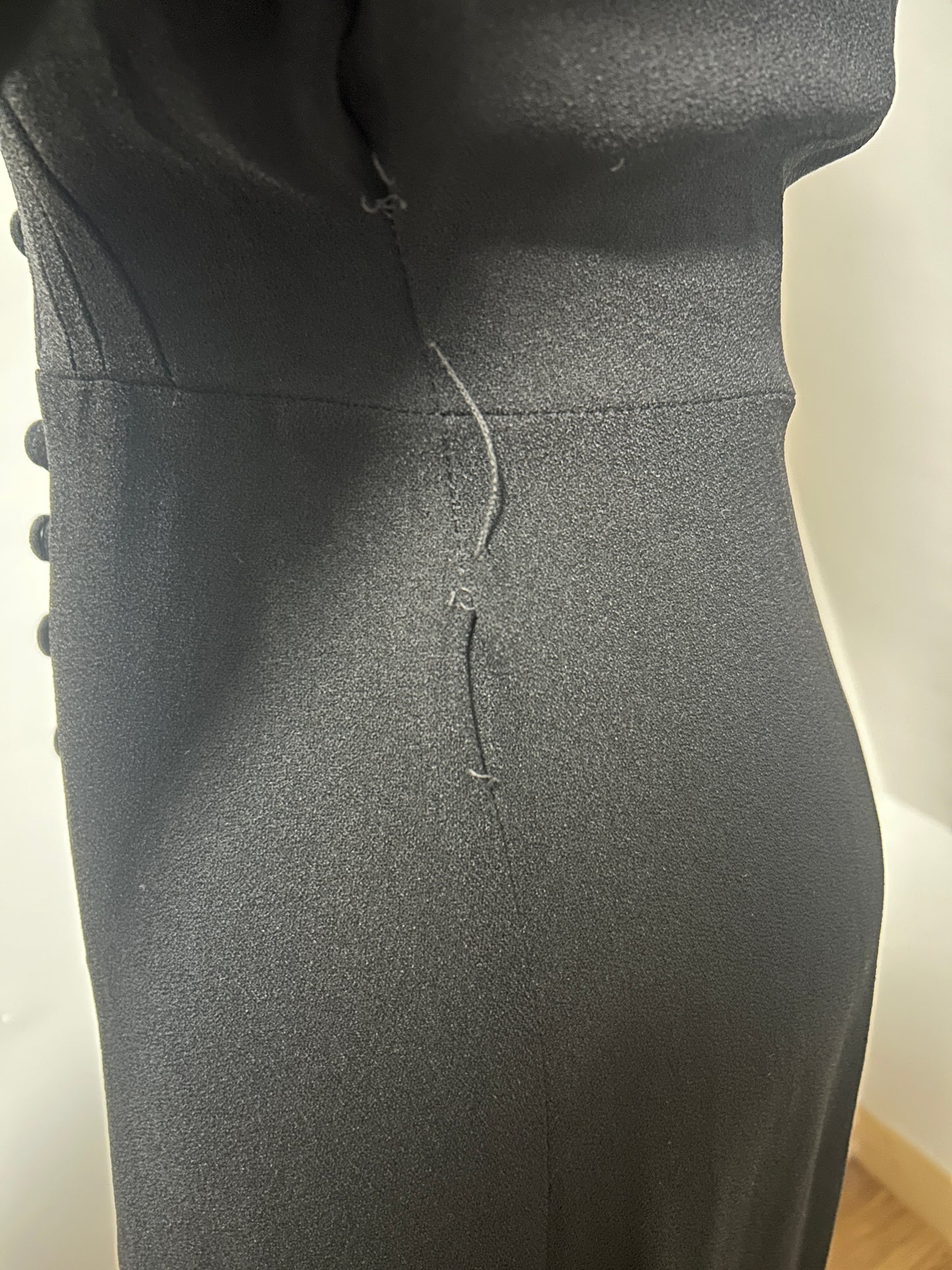 1970s ‘Ossie Clark’ Like Crepe Dress