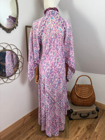 1970s Indian Block print Kaftan