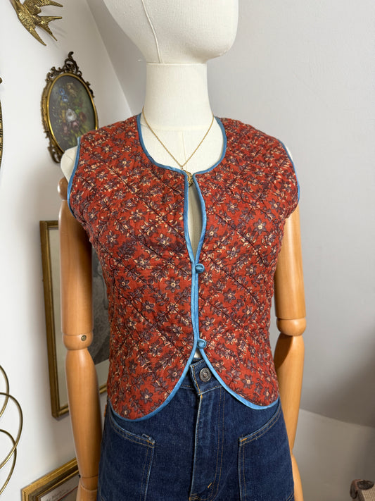 1970s ‘Anokhi’ Blockprint Vest
