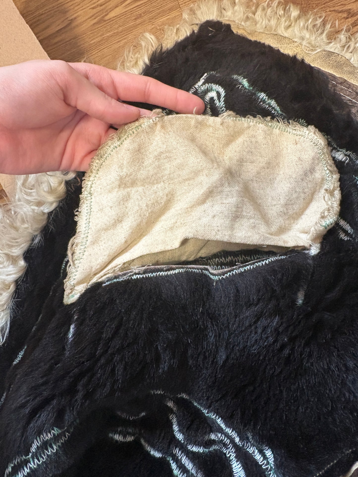 1960s Afghan Vest With Mongolian Trim