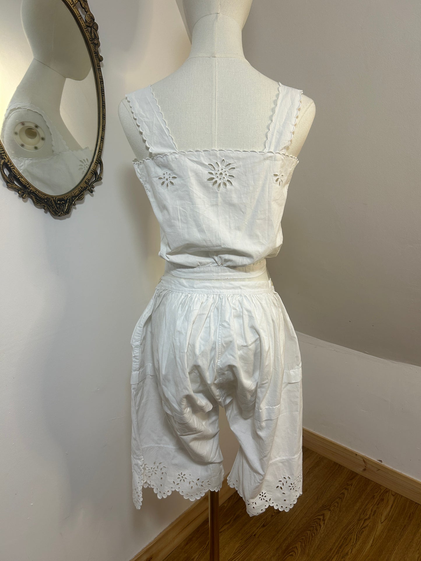 1900’s Cotton Chemise & Bloomer Set