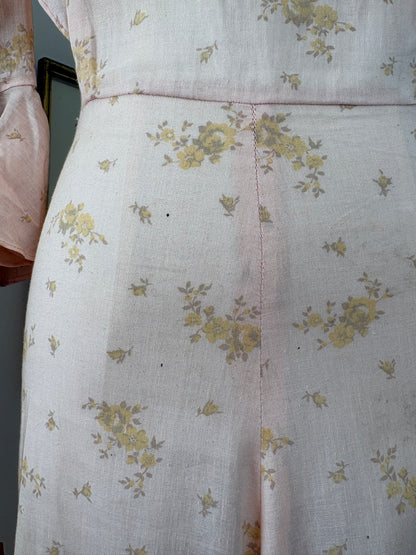 1970s ‘Biba’ Floral Prairie Dress