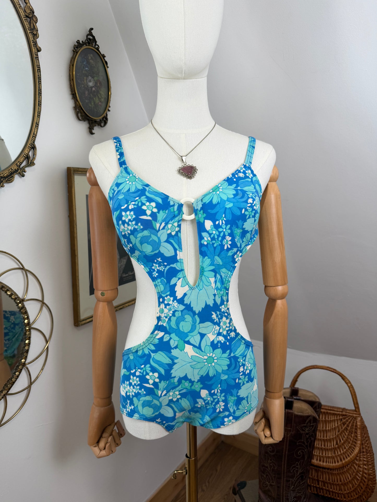 1960s Cut-Out Swimsuit