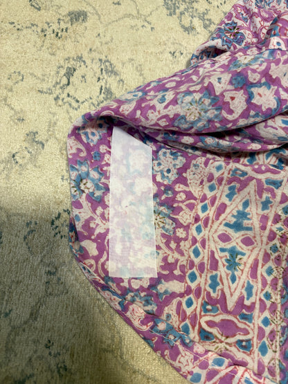 1970’s Purple Block-print Kaftan