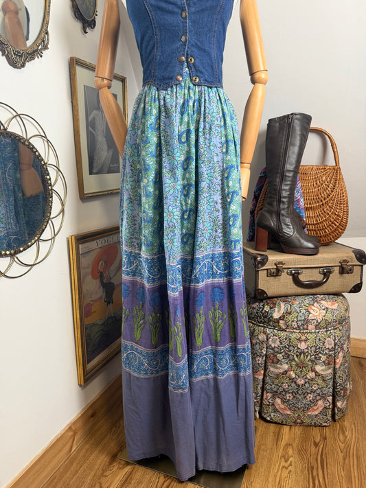 1970s ‘Adini’ Indian Cotton Wrap Skirt