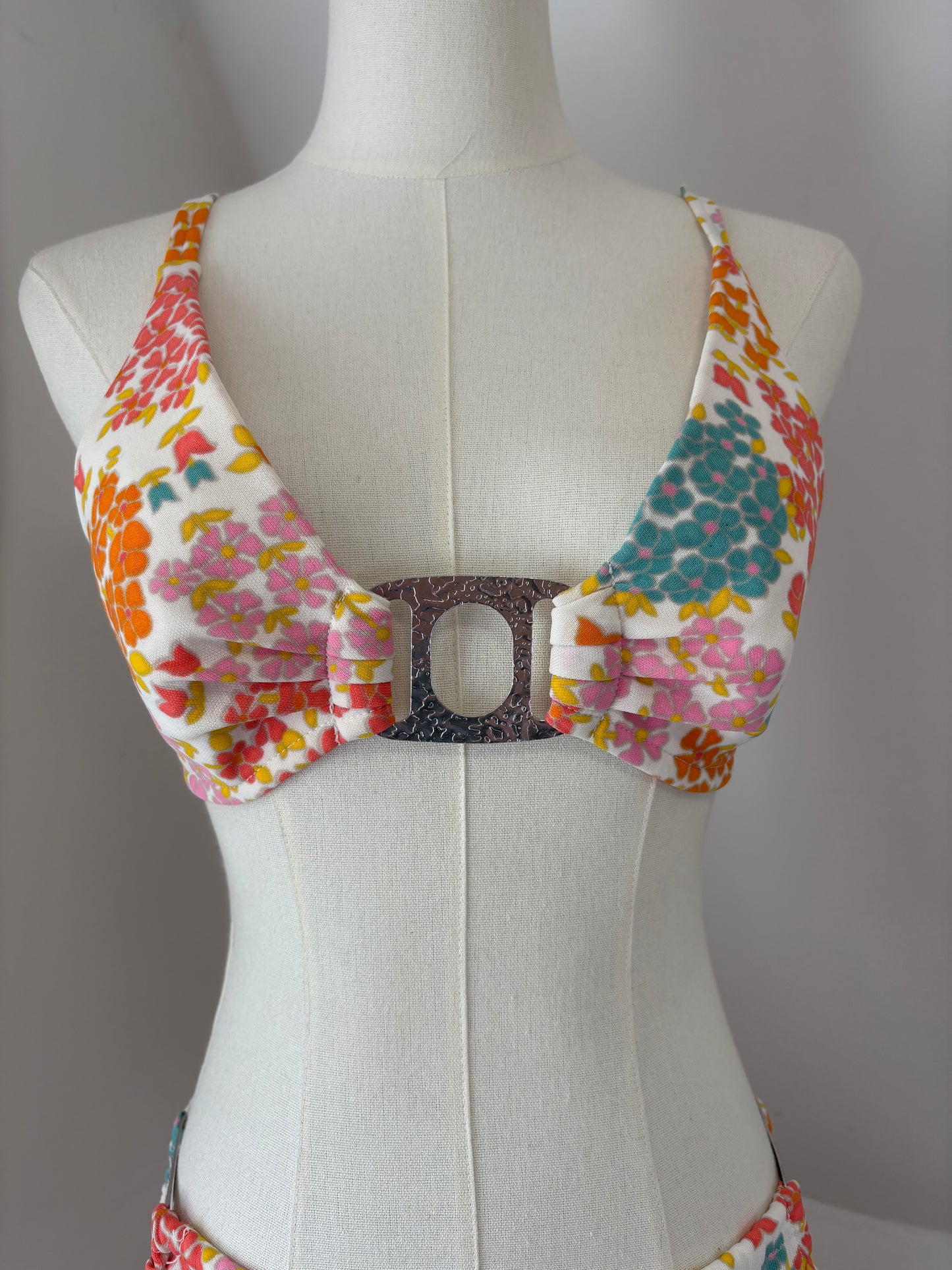 1960s Rare Floral Bikini